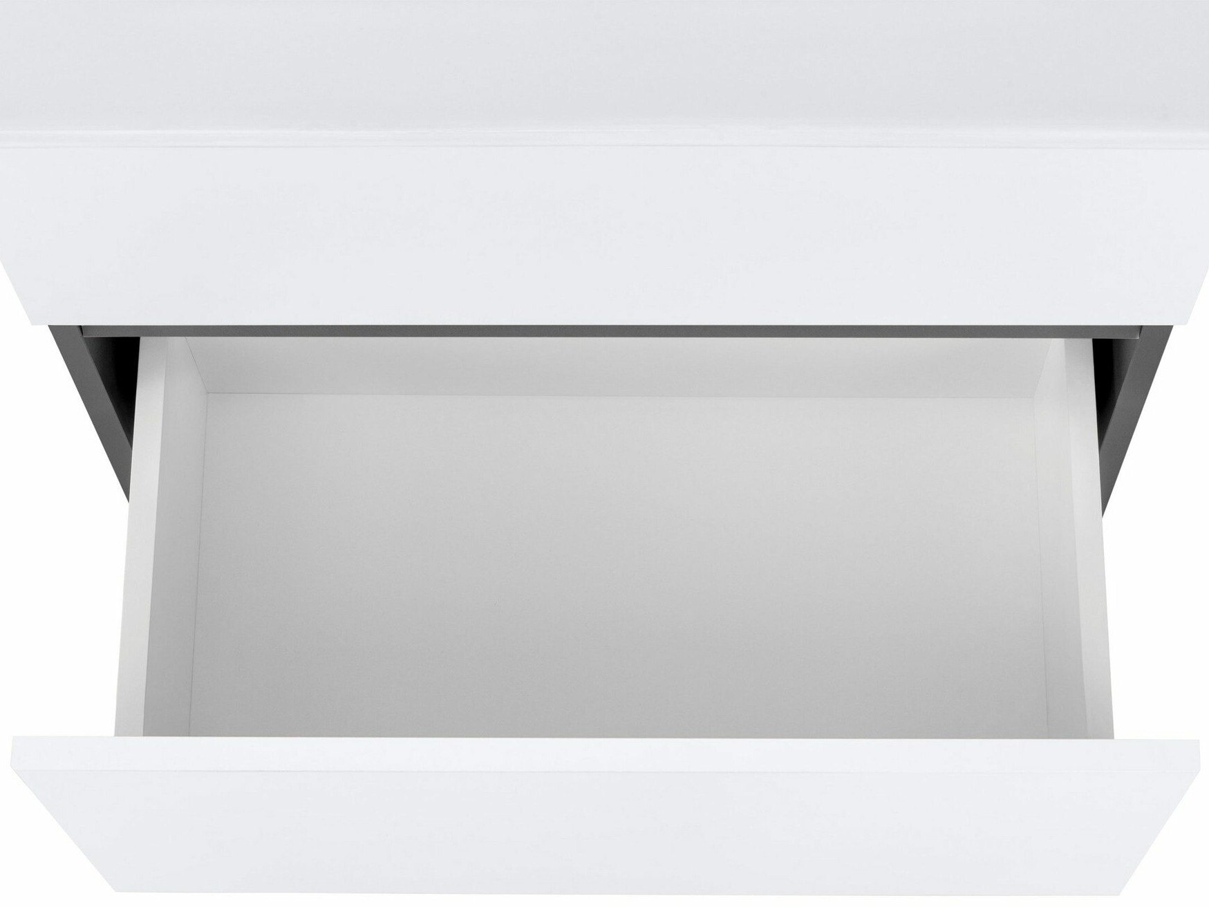 Vannitoa põrandakapp kraanikausile Denton 1478 (Valge + Antratsiit)