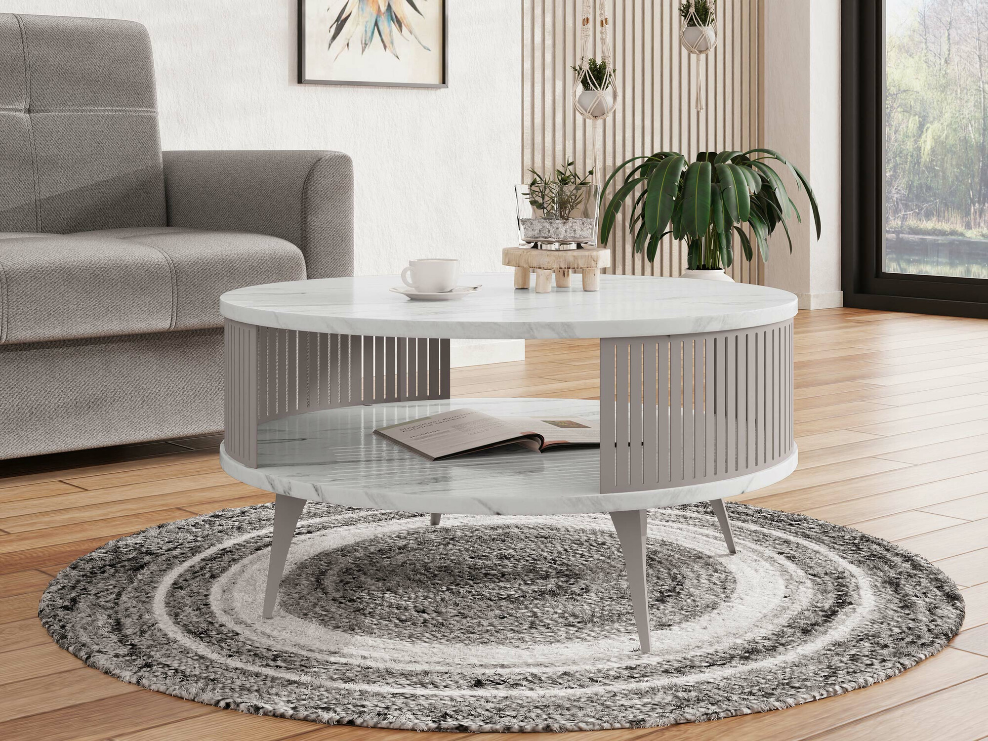 Diivanilaud Vitum VI (Kašmiir + Valge marmor)