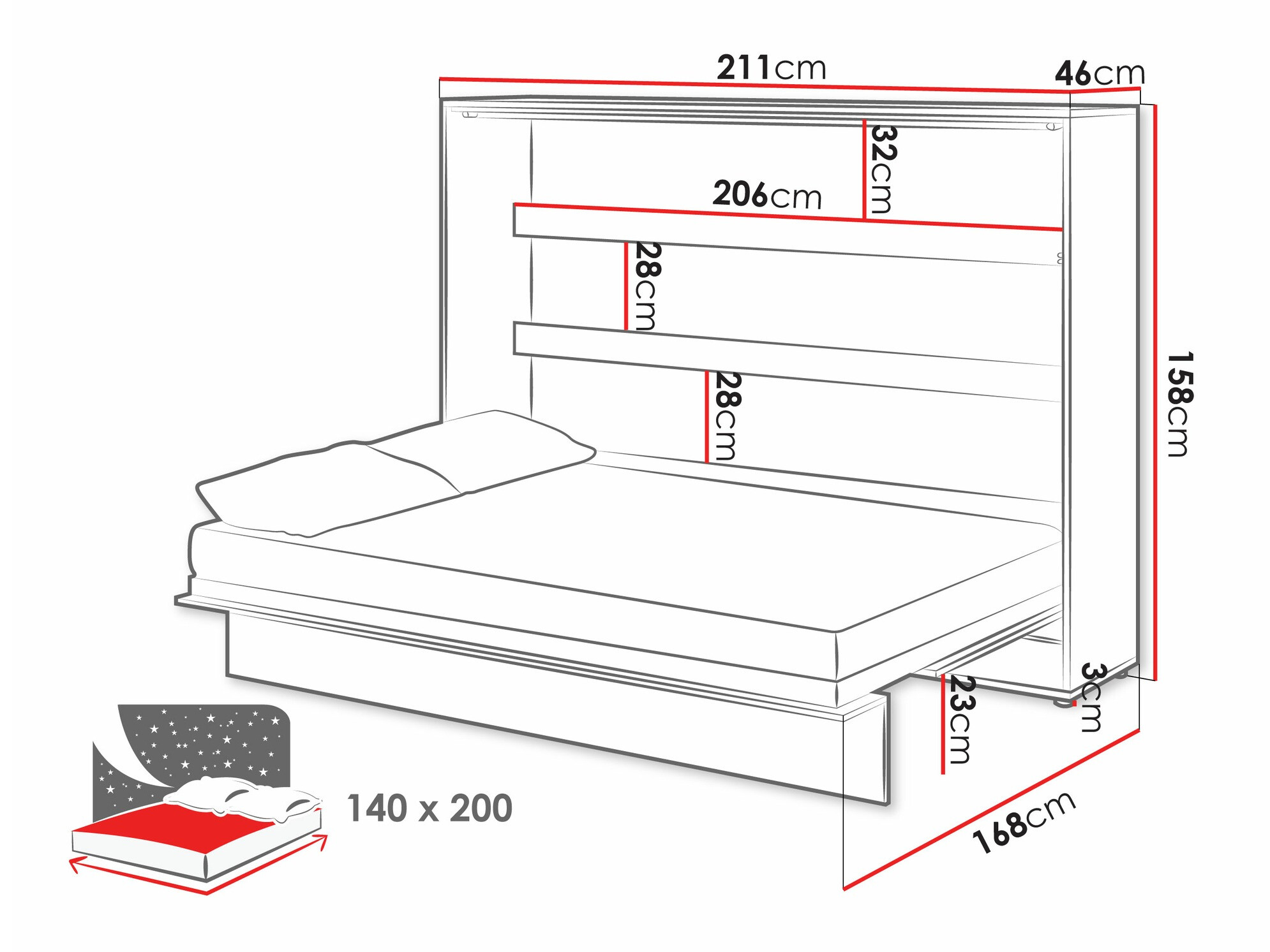 Mööblikomplekt Concept Pro Lenart Levfere 143