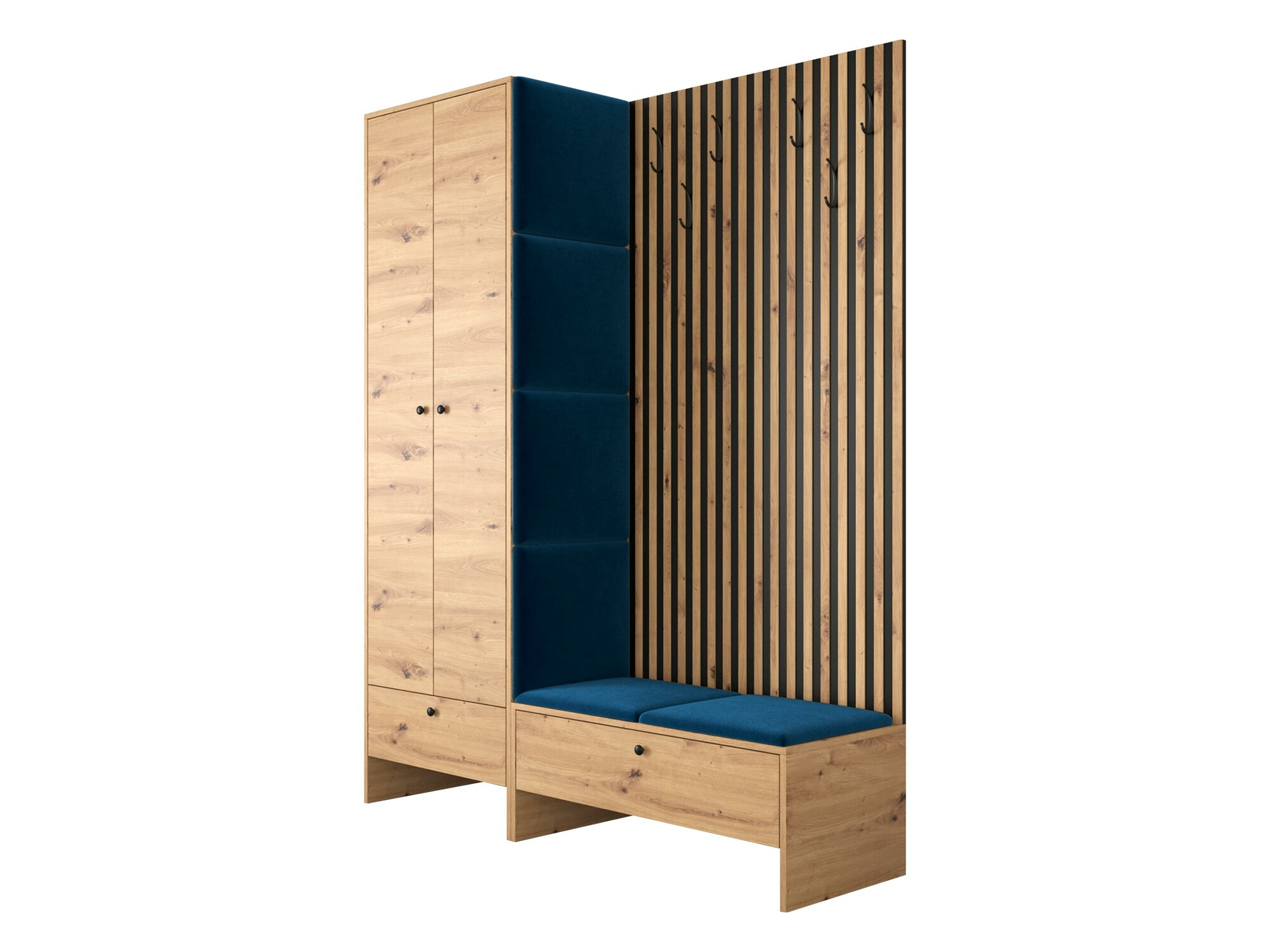 Esikukomplekt Donio III (Artisan tamm + Manila 26)