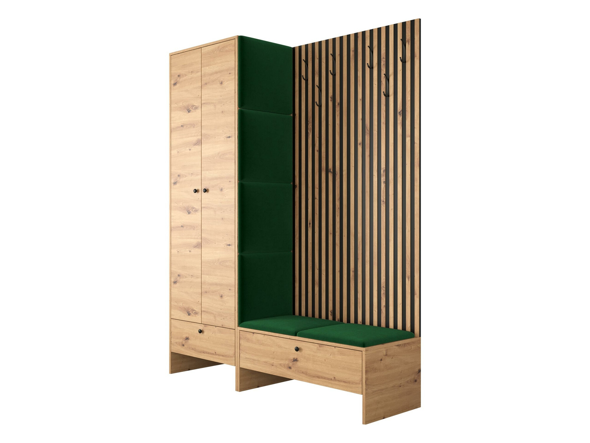 Esikukomplekt Donio III (Artisan tamm + Manila 35)