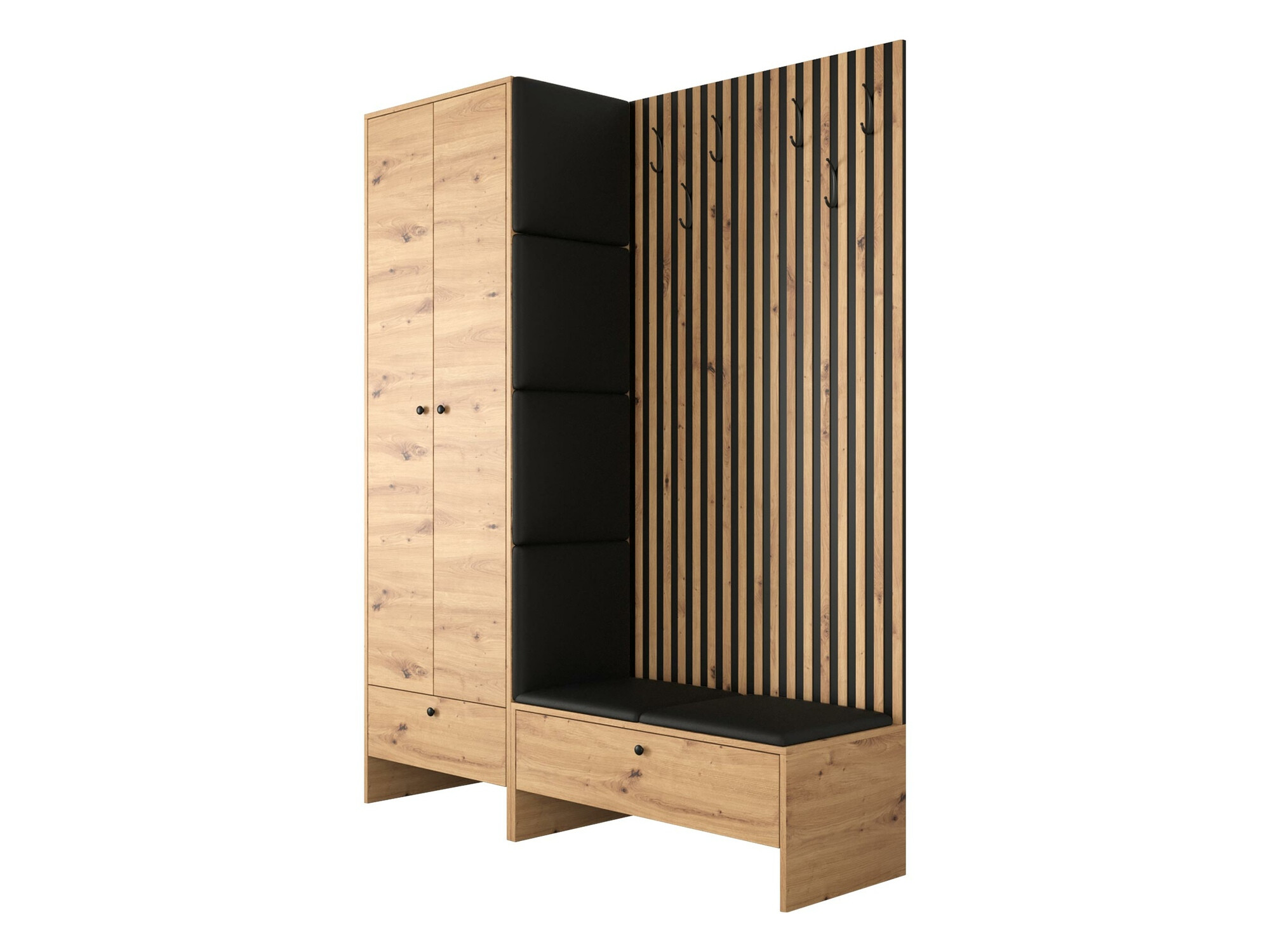 Esikukomplekt Donio III (Artisan tamm + Soft 011)