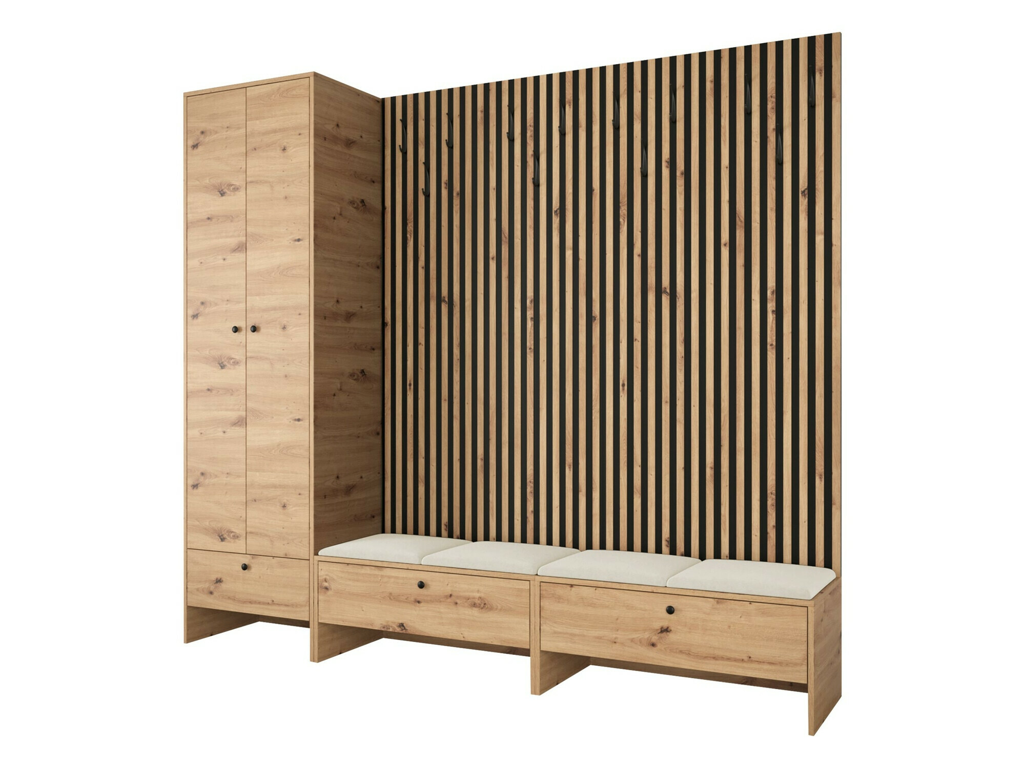 Esikukomplekt Donio VI (Artisan tamm + Manila 02)