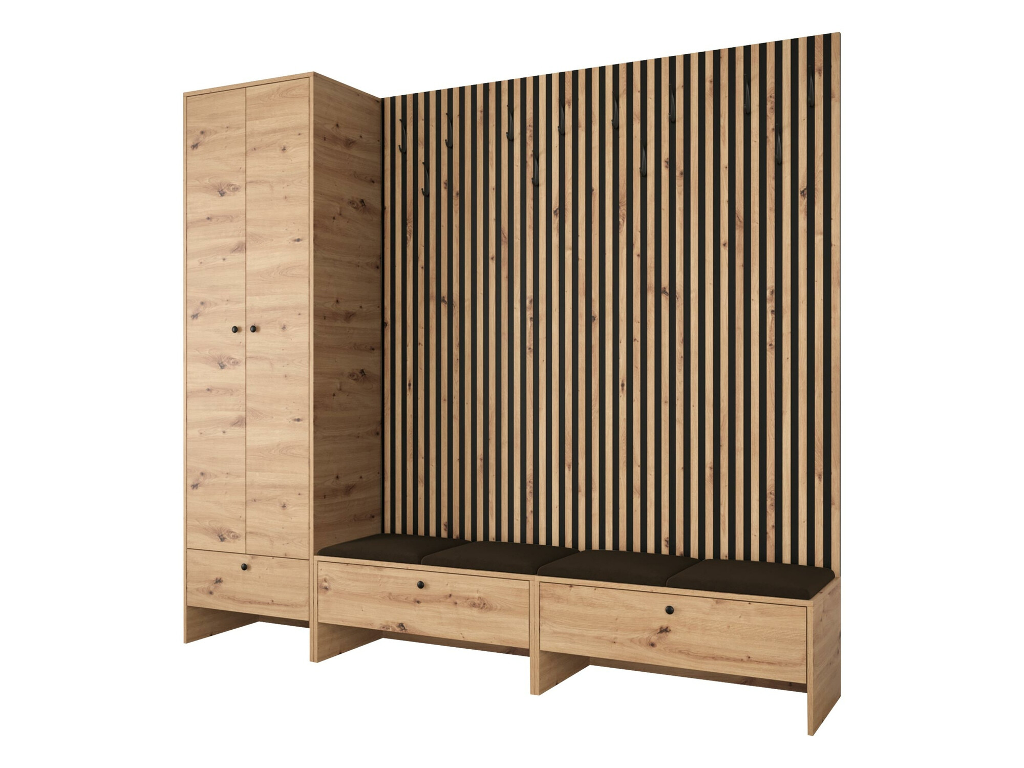 Esikukomplekt Donio VI (Artisan tamm + Manila 04)