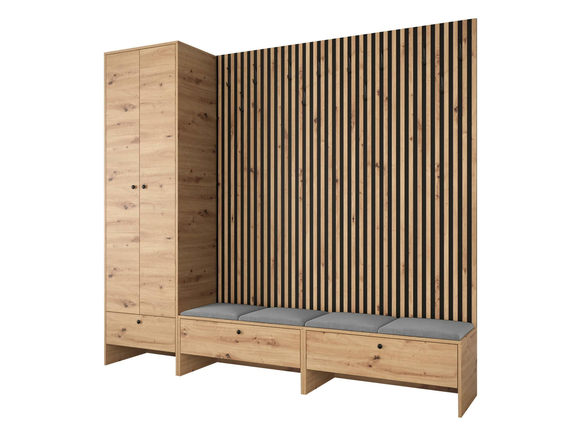 Esikukomplekt Donio VI (Artisan tamm + Manila 16)