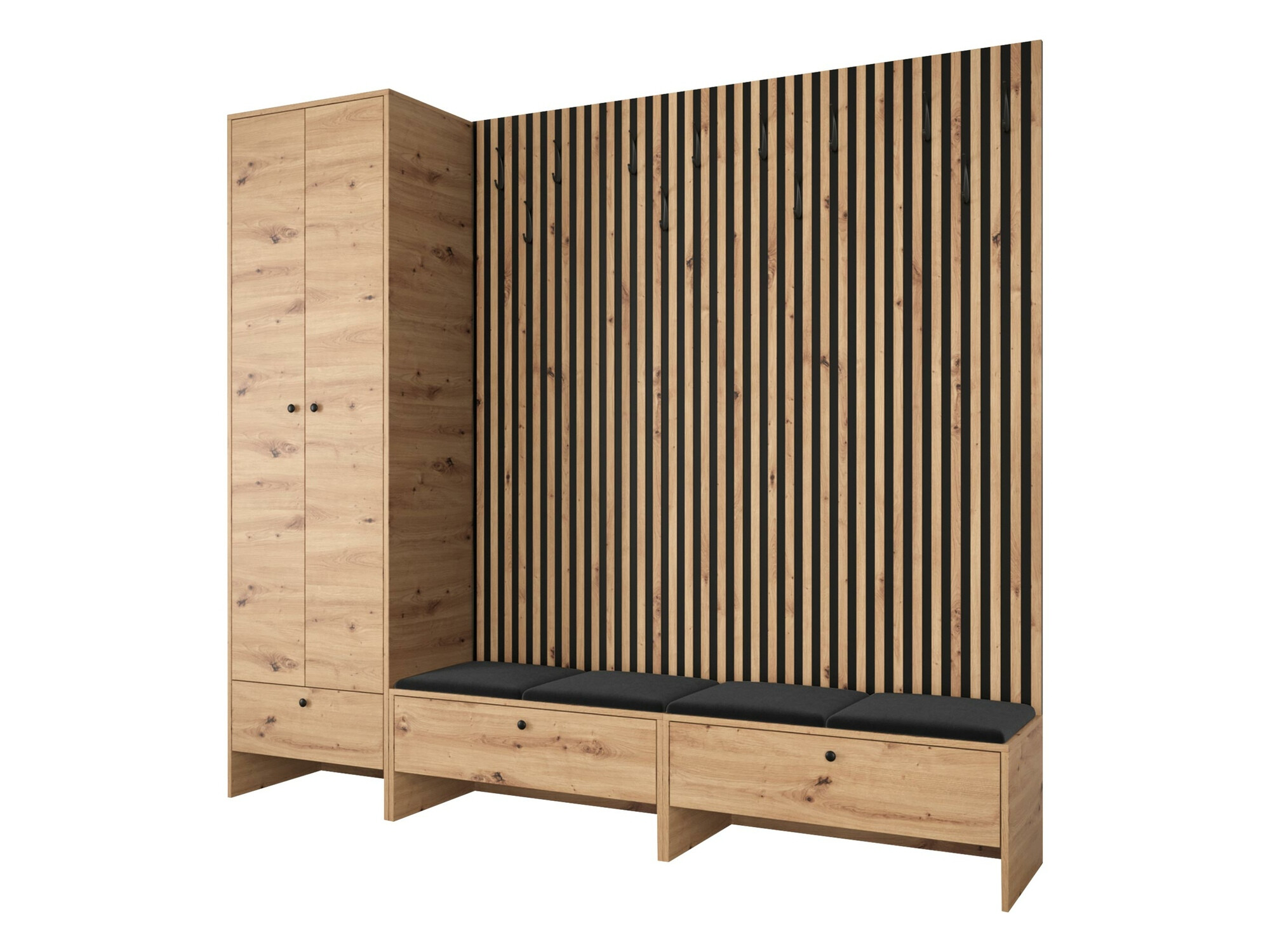 Esikukomplekt Donio VI (Artisan tamm + Manila 18)