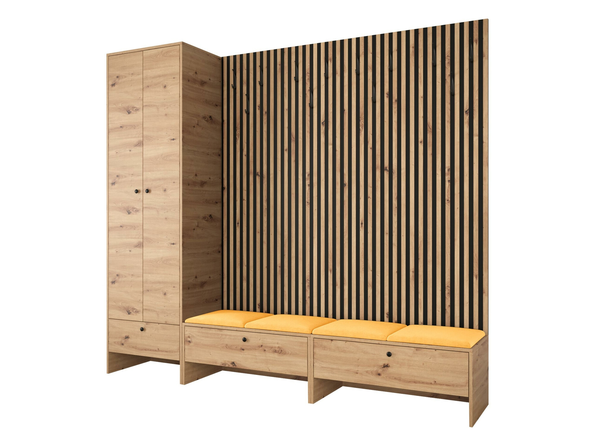 Esikukomplekt Hartford 484 (Artisan tamm + Manila 32)