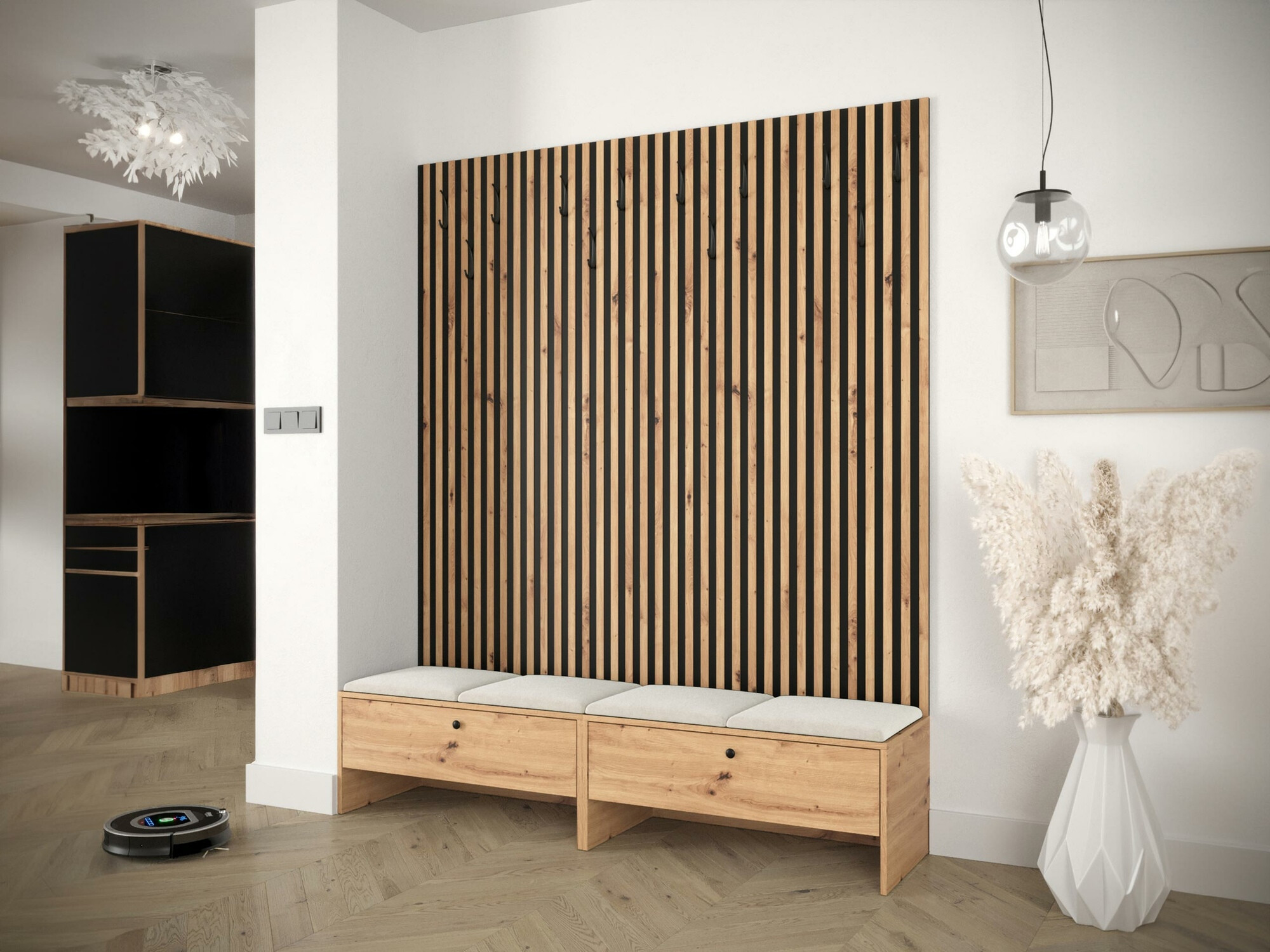 Esikukomplekt Hartford 485 (Artisan tamm + Manila 02)