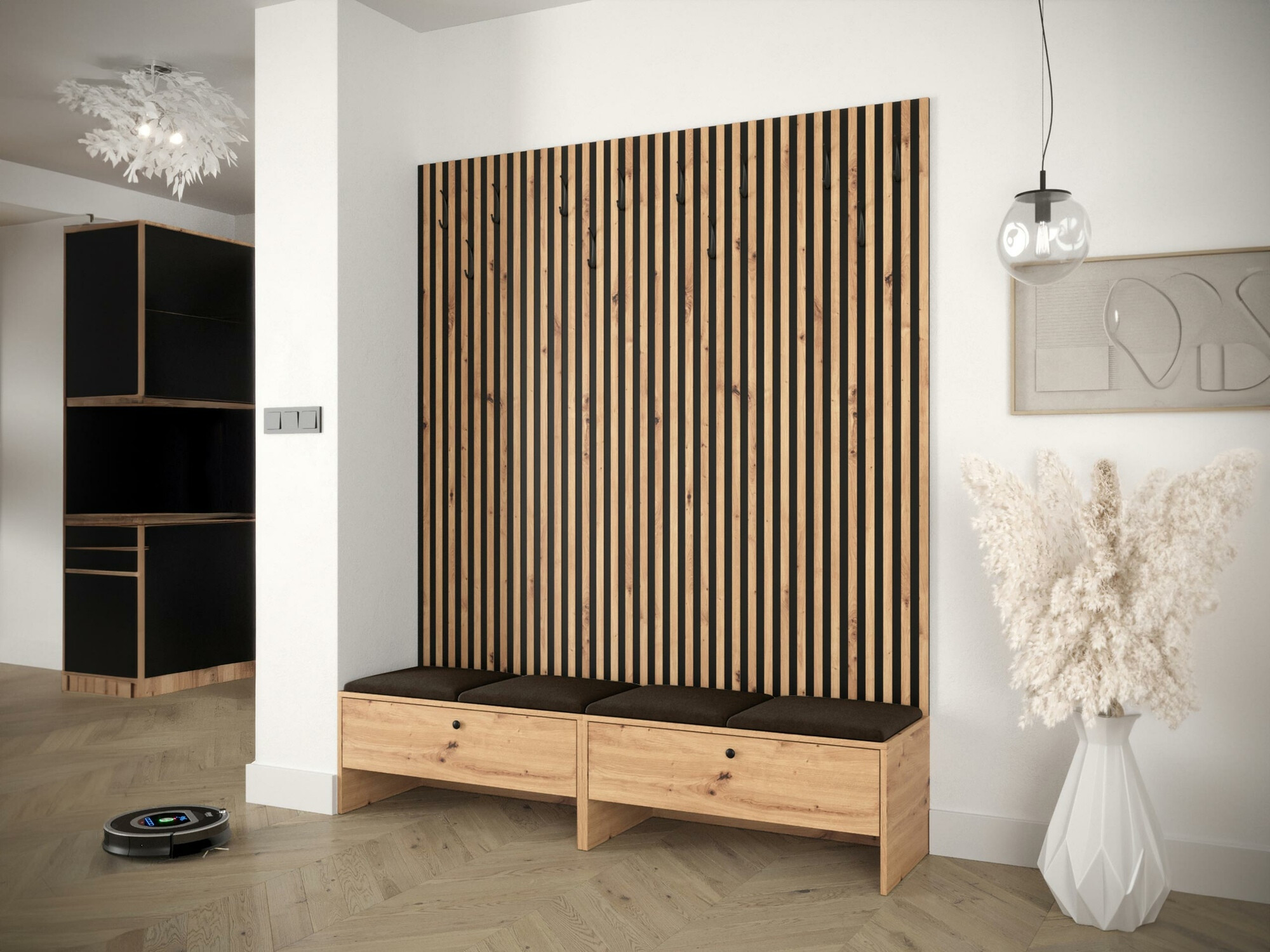 Esikukomplekt Hartford 485 (Artisan tamm + Manila 04)