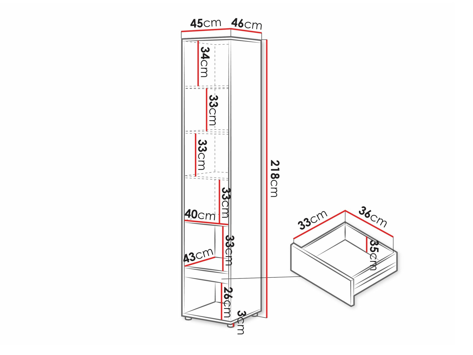 Mööblikomplekt Concept Pro Lenart Levfere 144 (Läikiv valge + Valge)