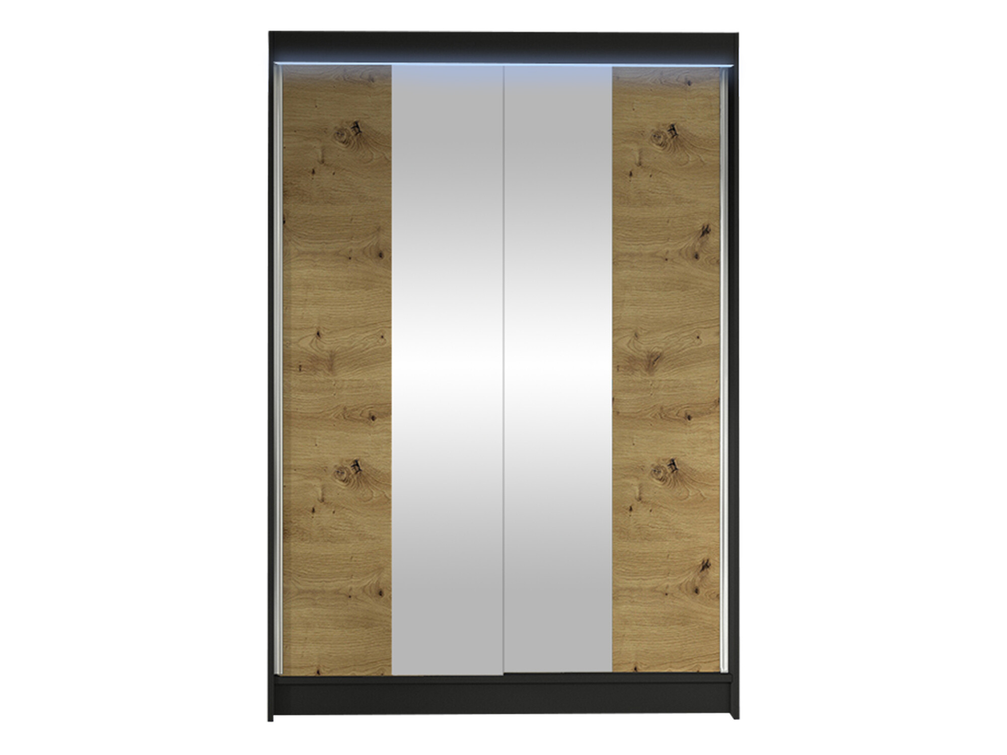 Riidekapp Closico Salvor II (Must + Artisan tamm)