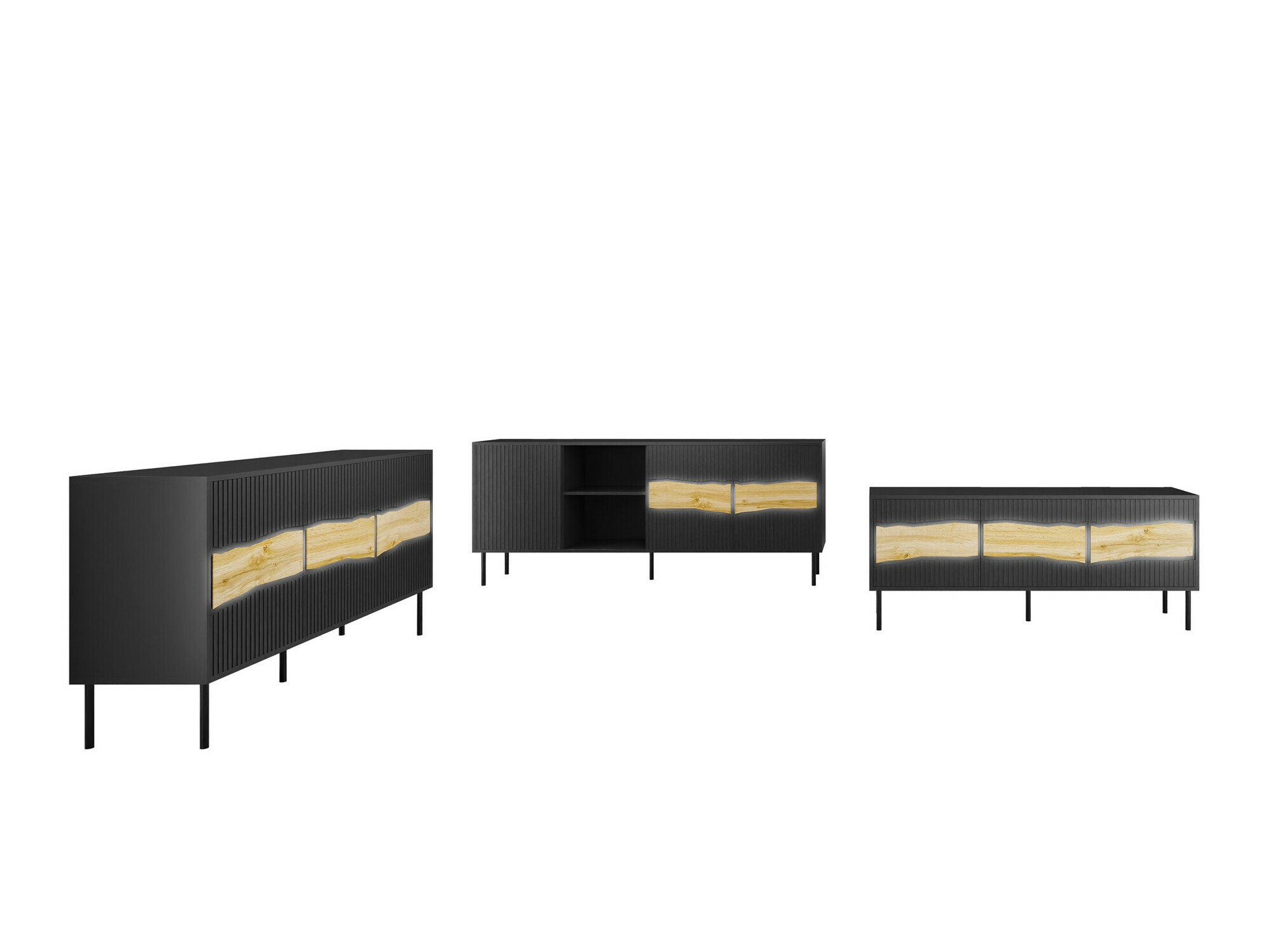 Elutoa komplekt Monevare 105 (Must + Wotani tamm)