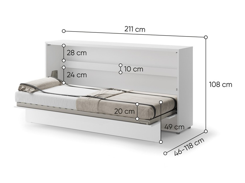Kappvoodi Concept Pro Lenart Levfere 115 (Läikiv valge)