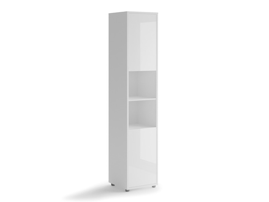 Riiul Concept Pro Lenart III (Valge + Läikiv valge)