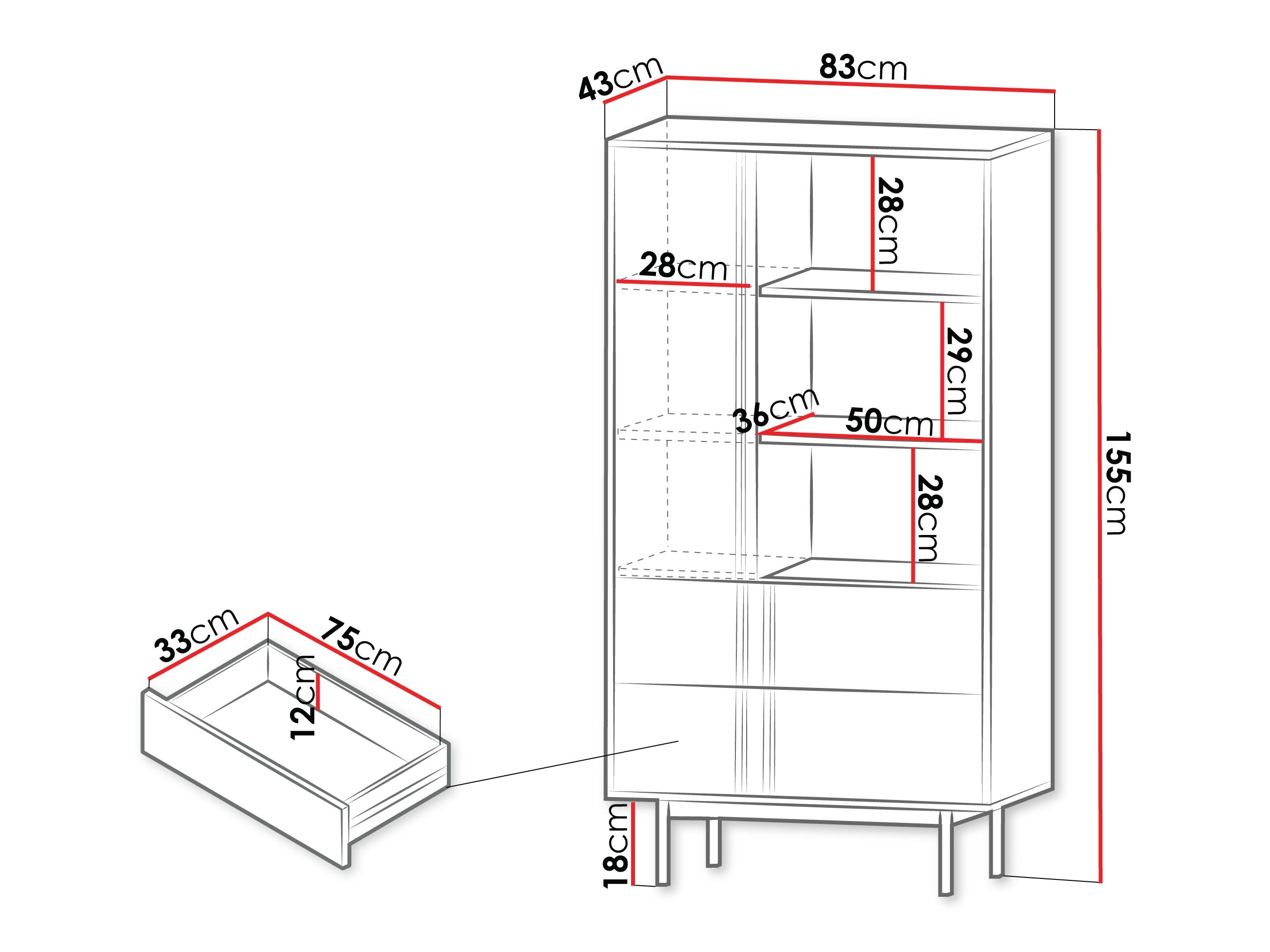 Riiul Levali 103 (Beež)