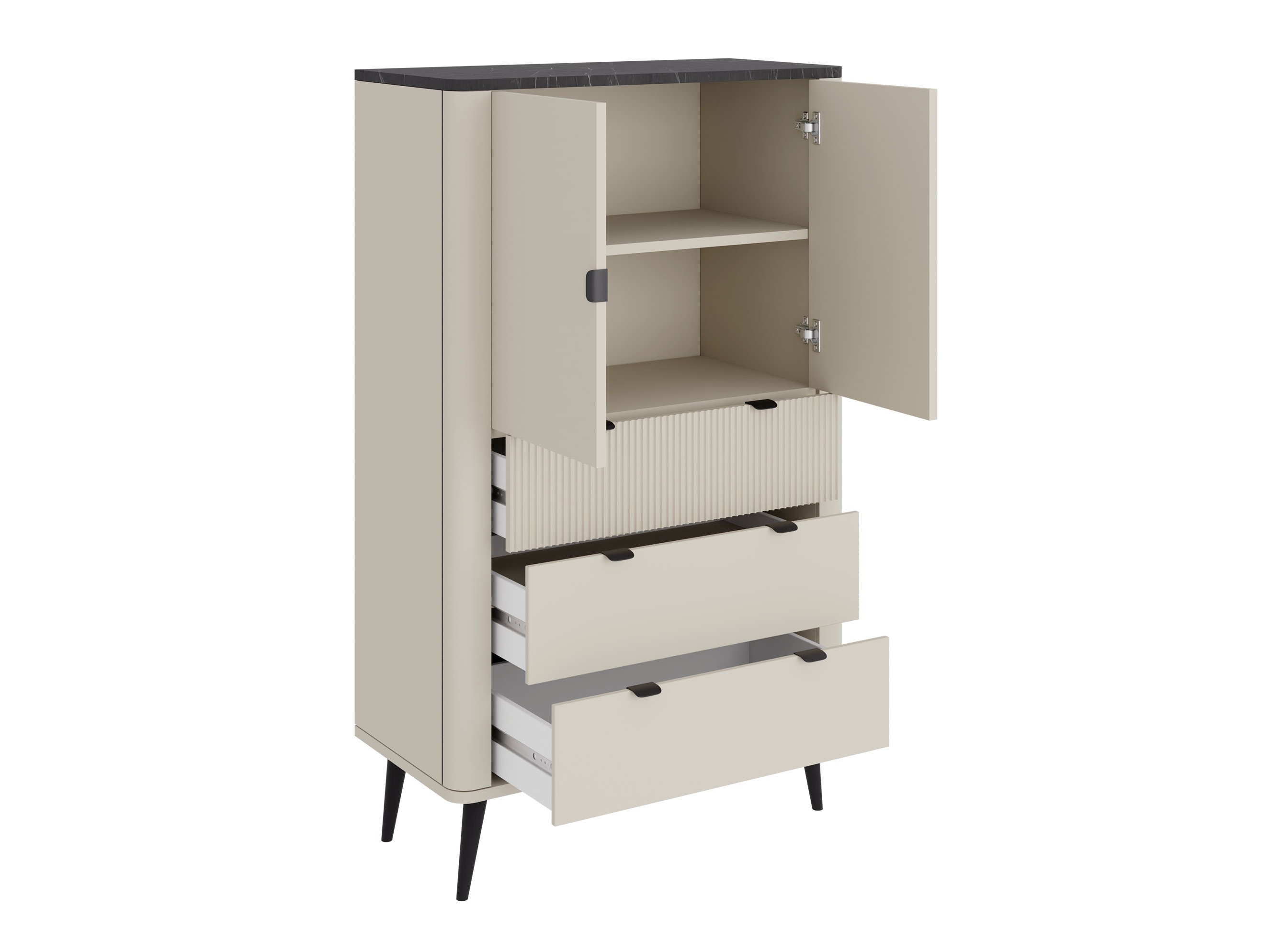 Riiul Lufela 104 (Kašmiir + Hall marmor)