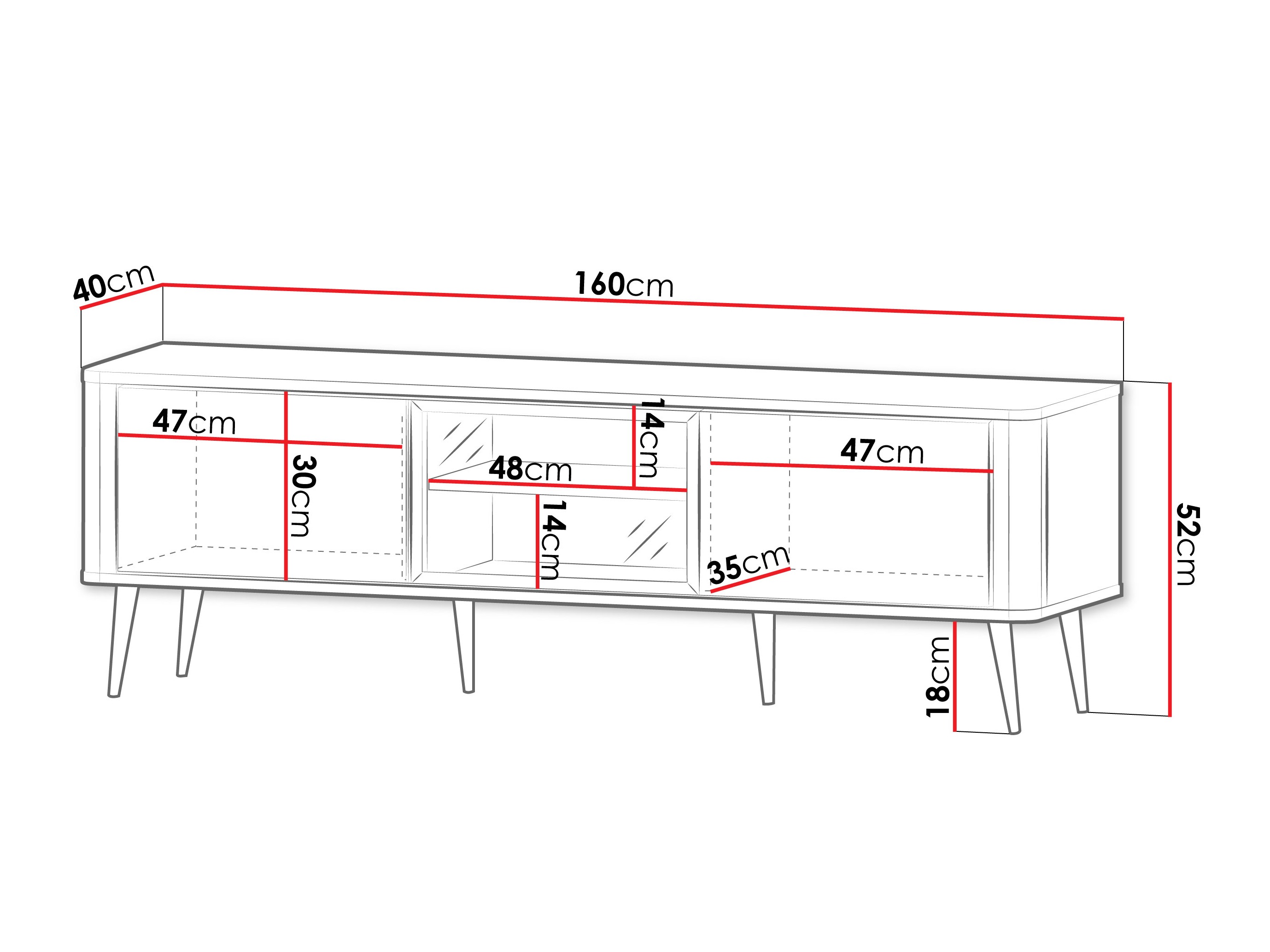 TV-alus Lufela 111 (Kašmiir + Hall marmor)