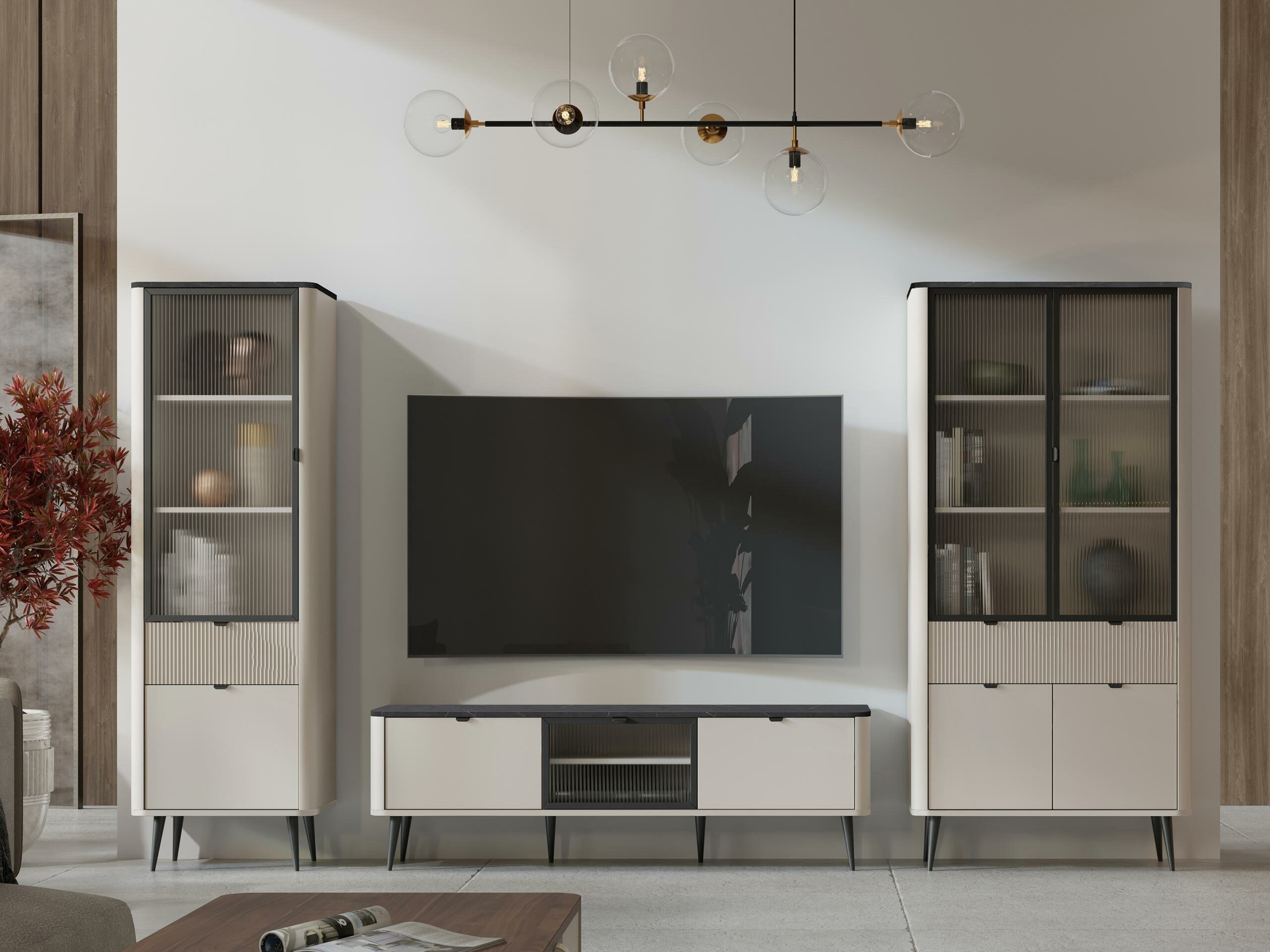 TV-alus Lufela 111 (Kašmiir + Hall marmor)