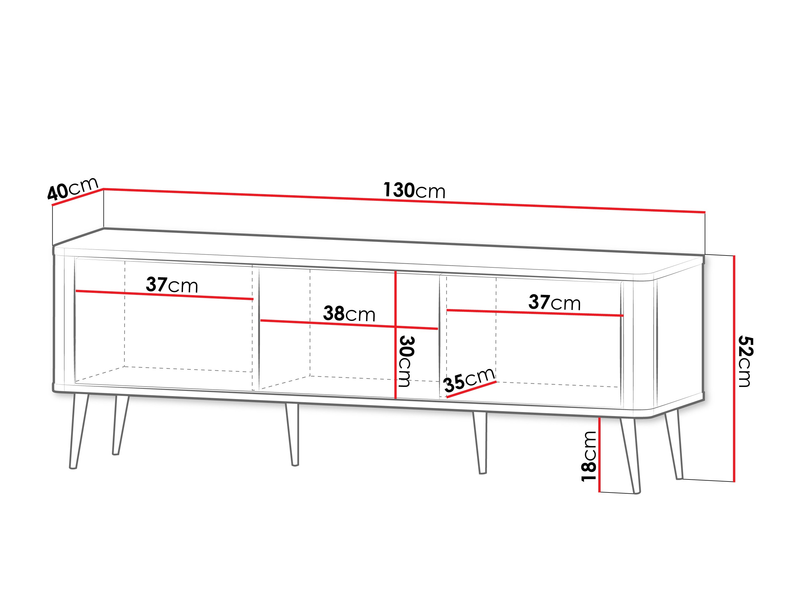 TV-alus Lufela 113 (Kašmiir + Hall marmor)