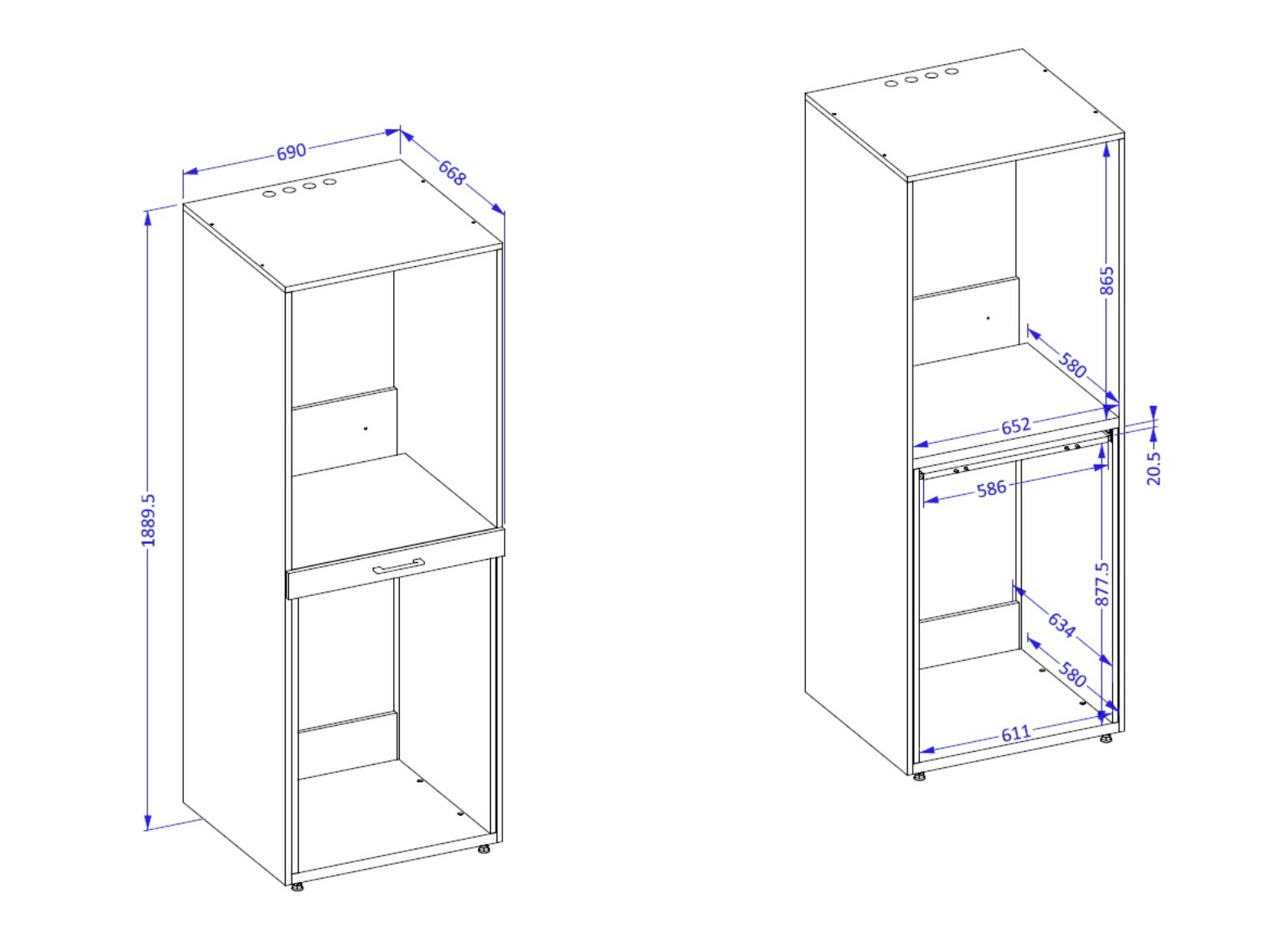 Vannitoariiul Austin 378 (Valge)