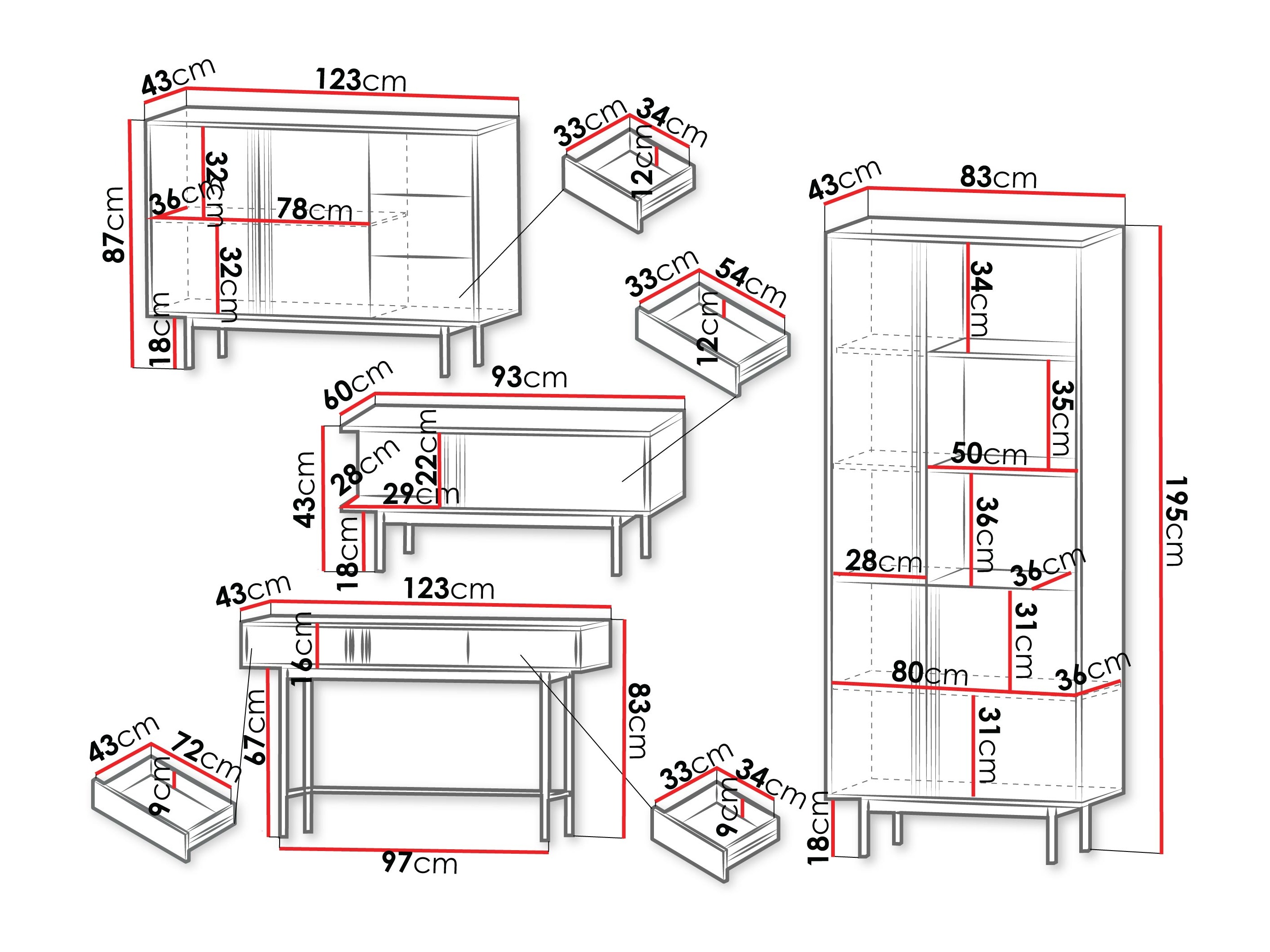Elutoa komplekt Levali 117 (Tamm)
