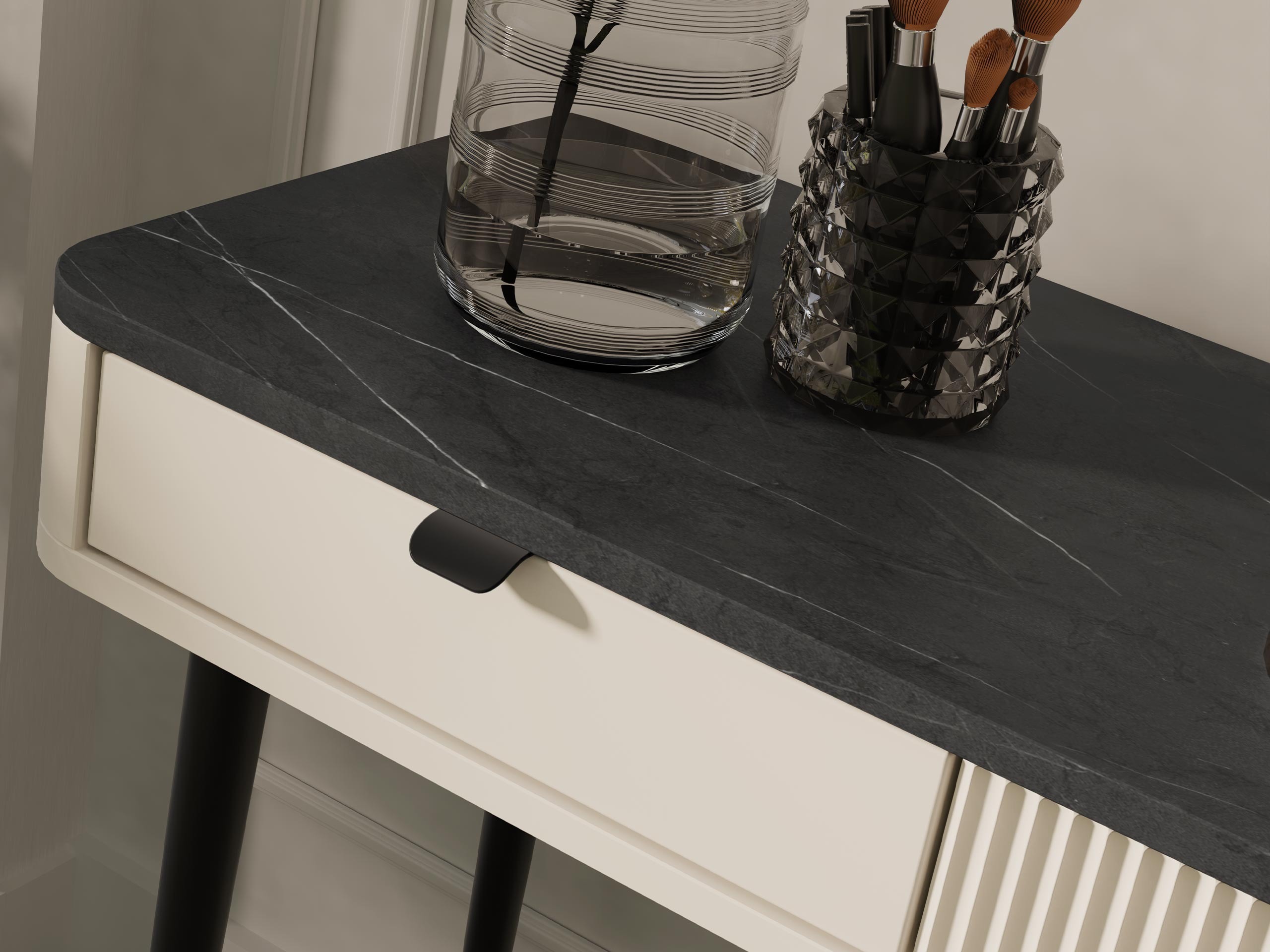 Kodukontori komplekt Lufela 123 (Kašmiir + Hall marmor)