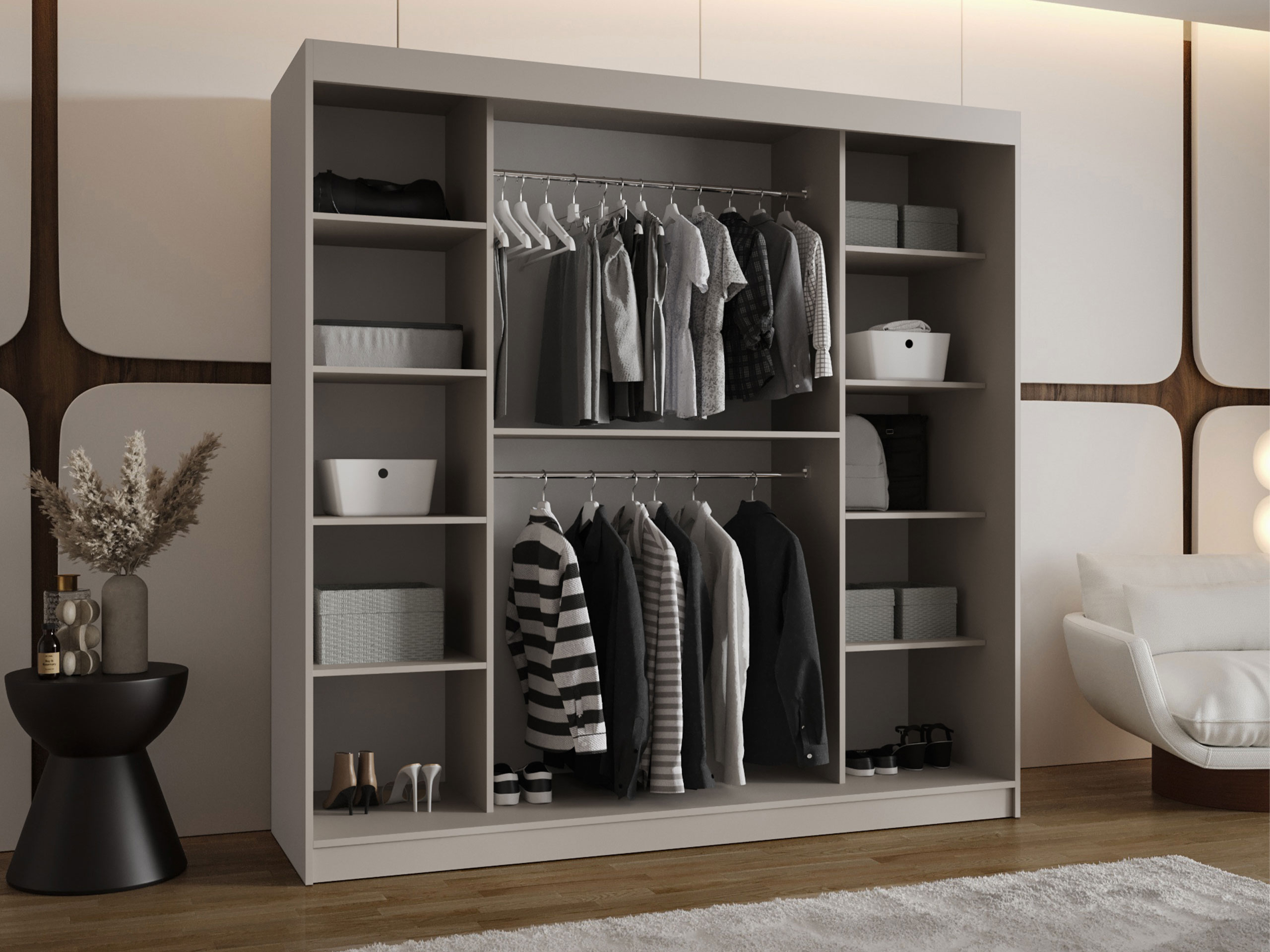 Riidekapp Hartford 521 (Must)