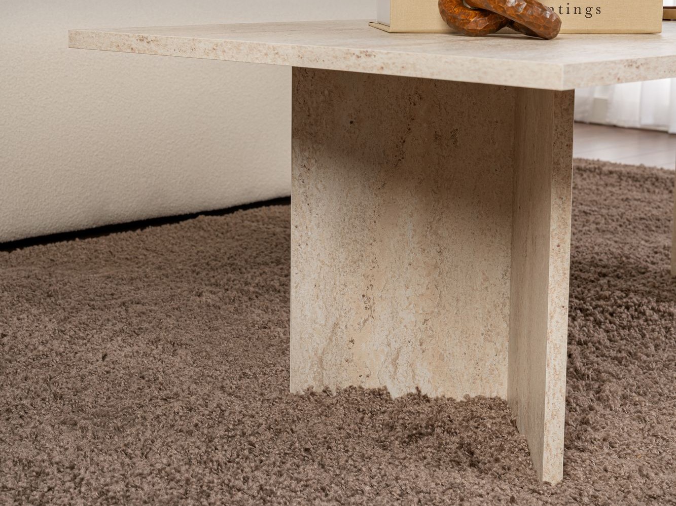 Diivanilaud Novato 132 (Hele travertiin)