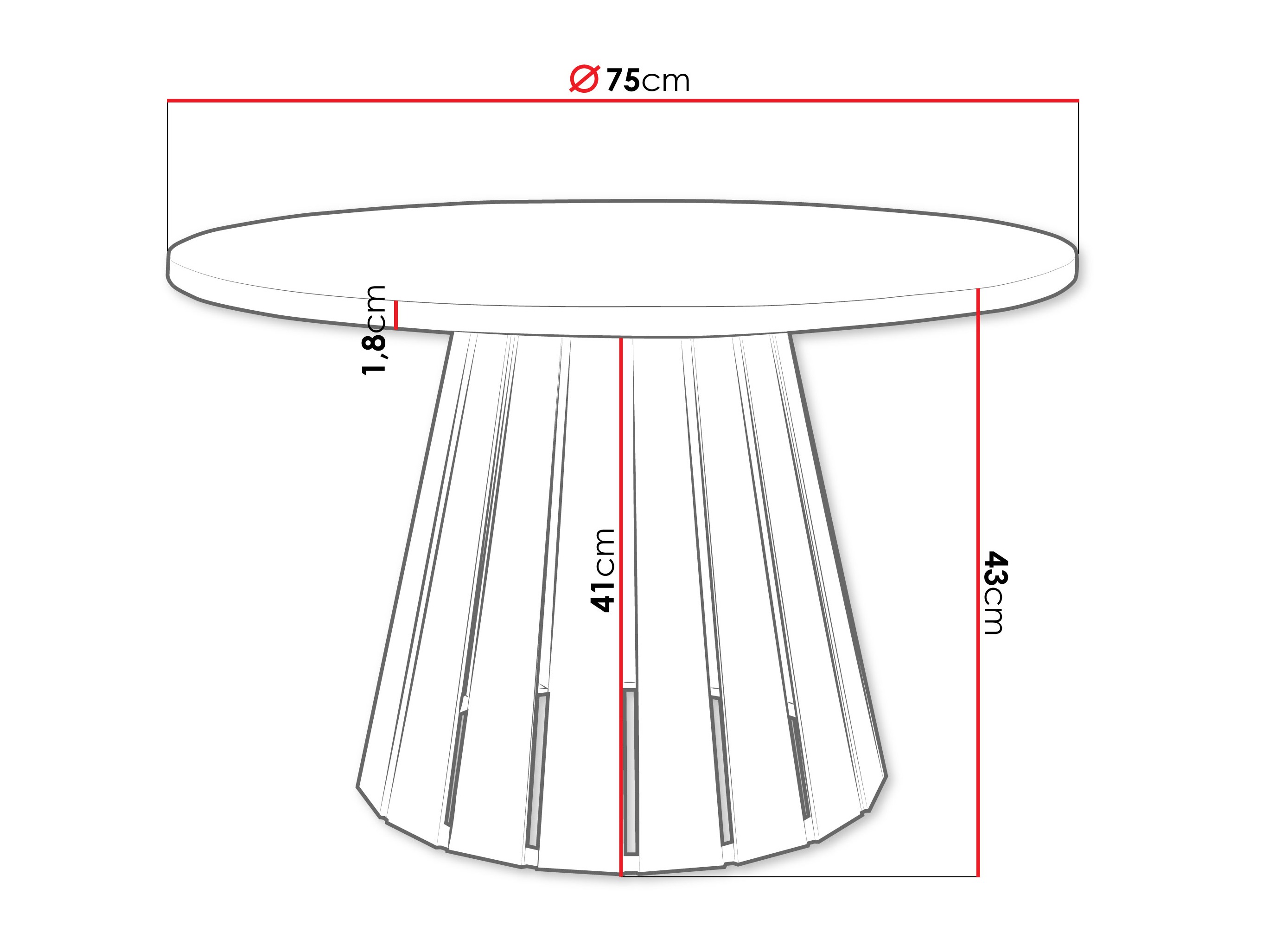 Diivanilaud Oswego 134 (Must + Valge)