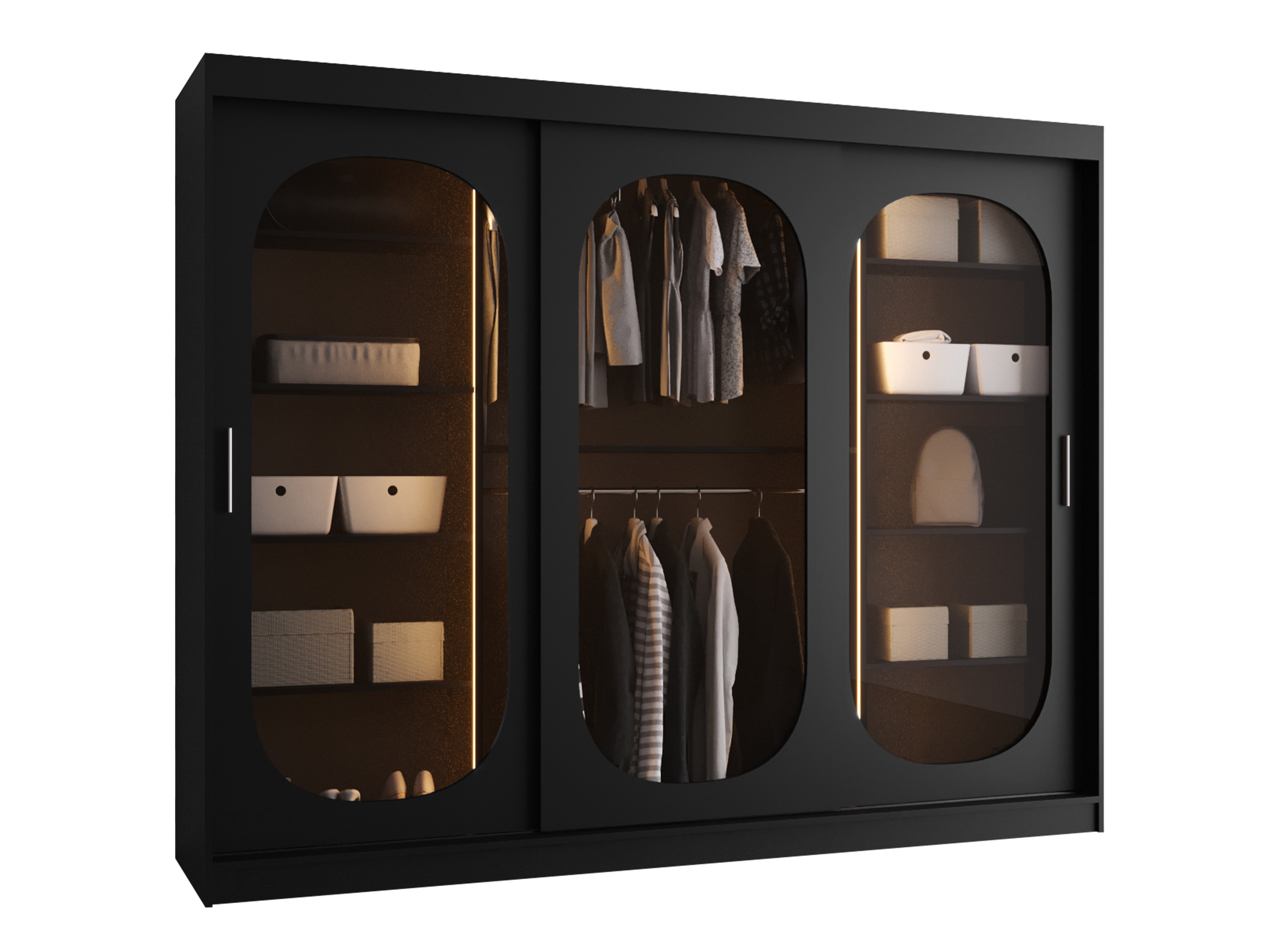 Riidekapp Hartford 522 (Must)