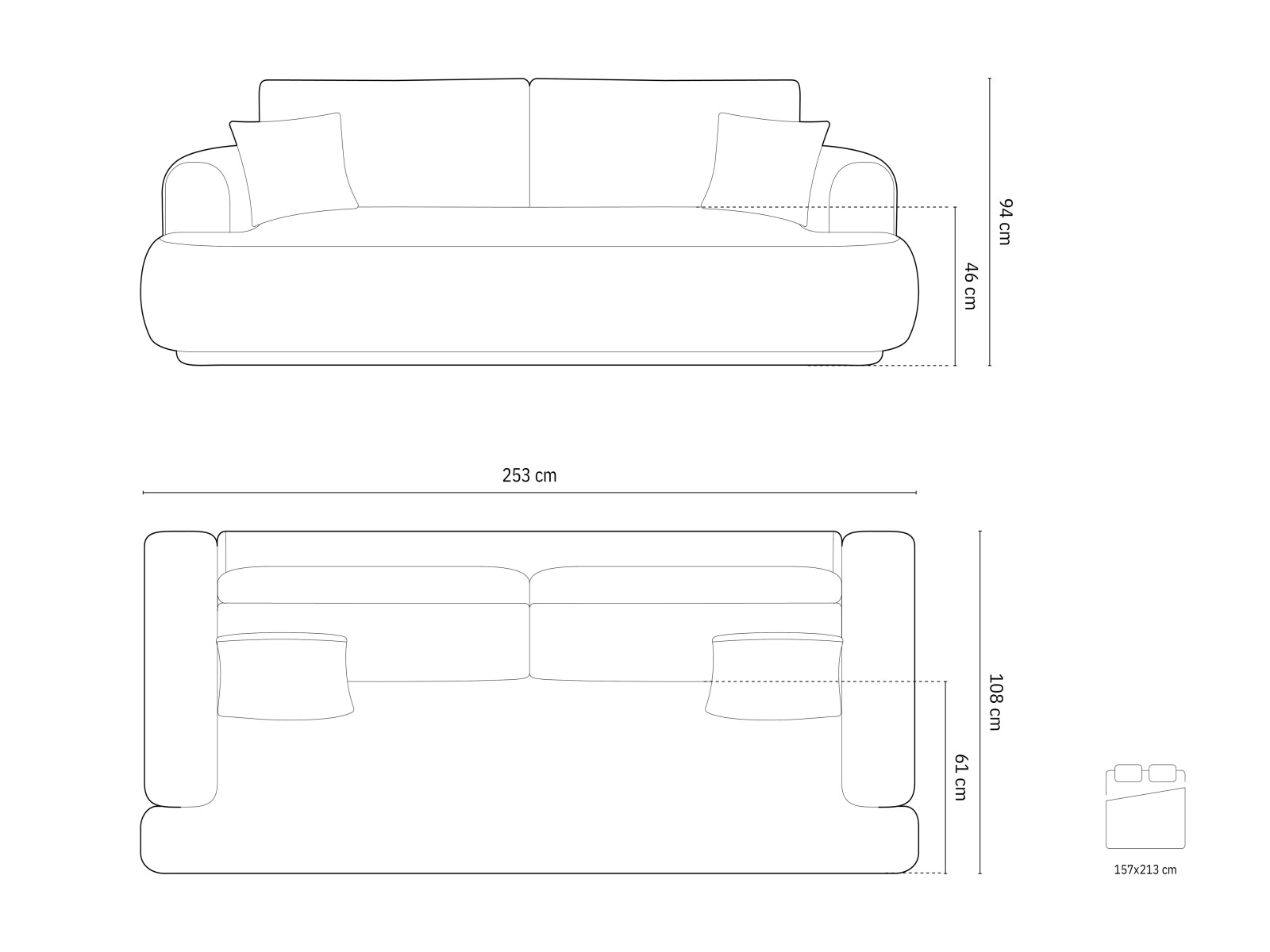 Diivanvoodi Beckley 161 (Sorella 03)