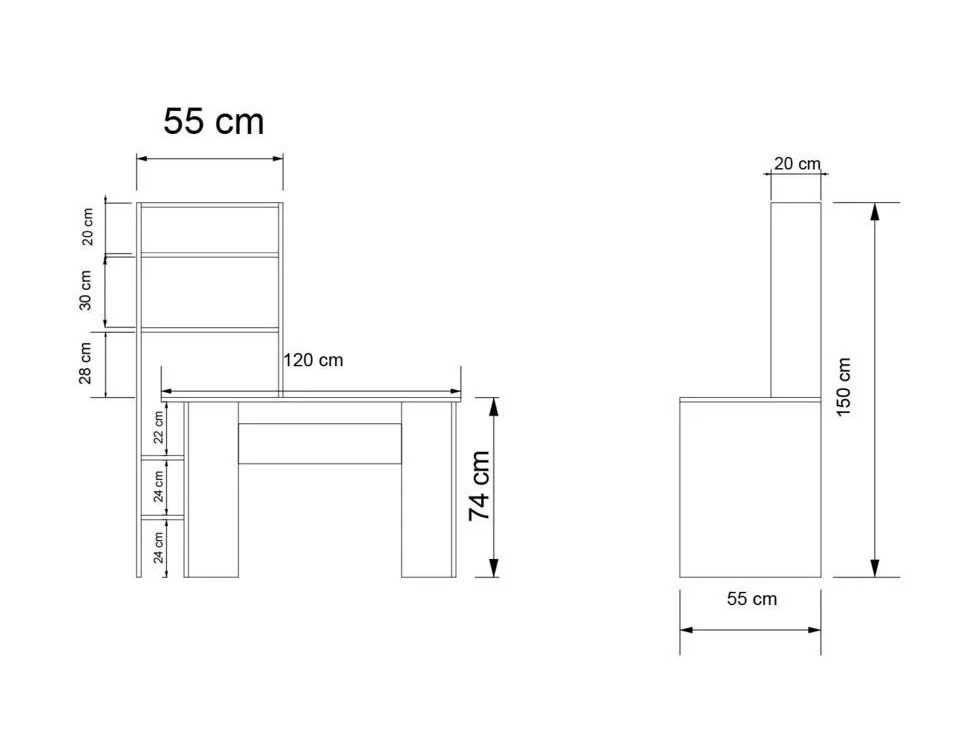 Kirjutuslaud Kailua 2517