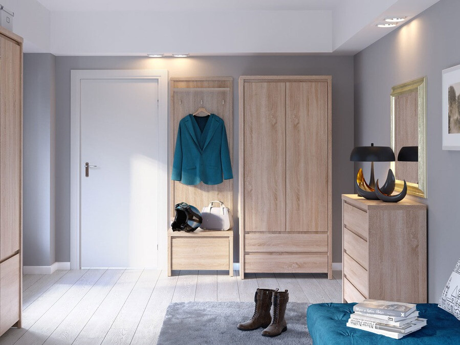 Riidekapp Nolroma 117 (Sonoma tamm)