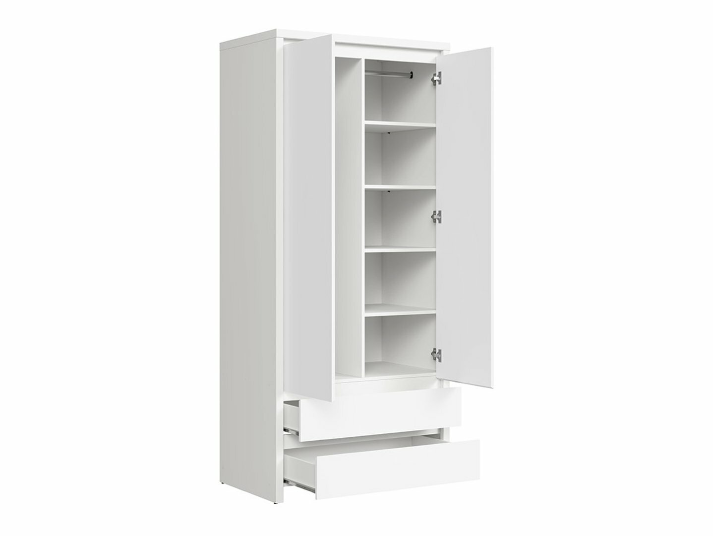 Riidekapp Nolroma 117 (Valge)