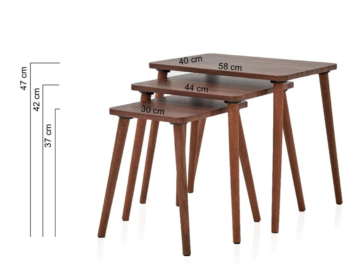 Diivanilaudade komplekt Kailua 2524