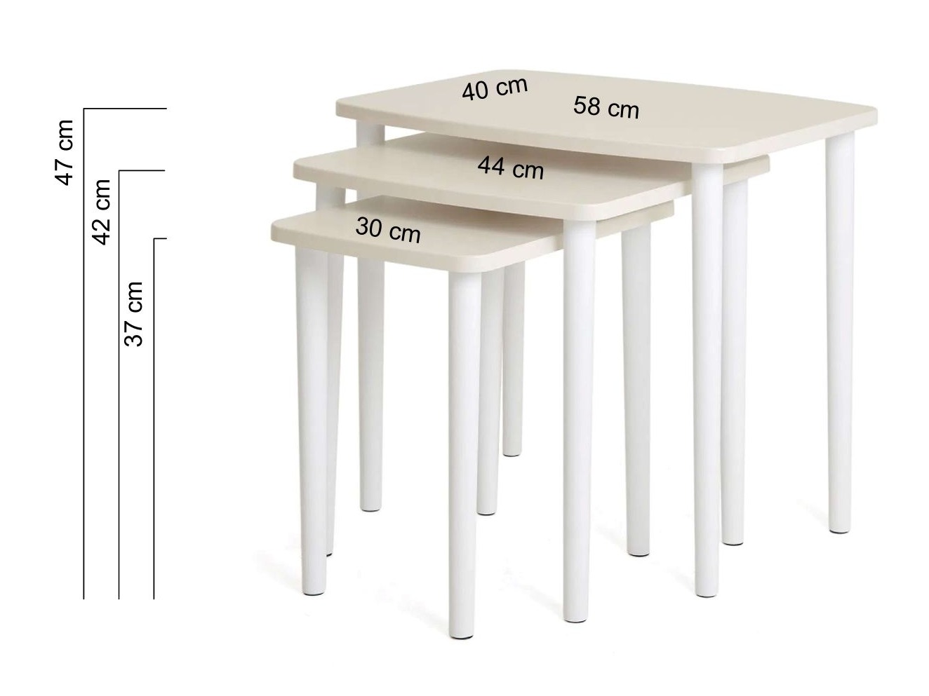 Diivanilaudade komplekt Kailua 2526