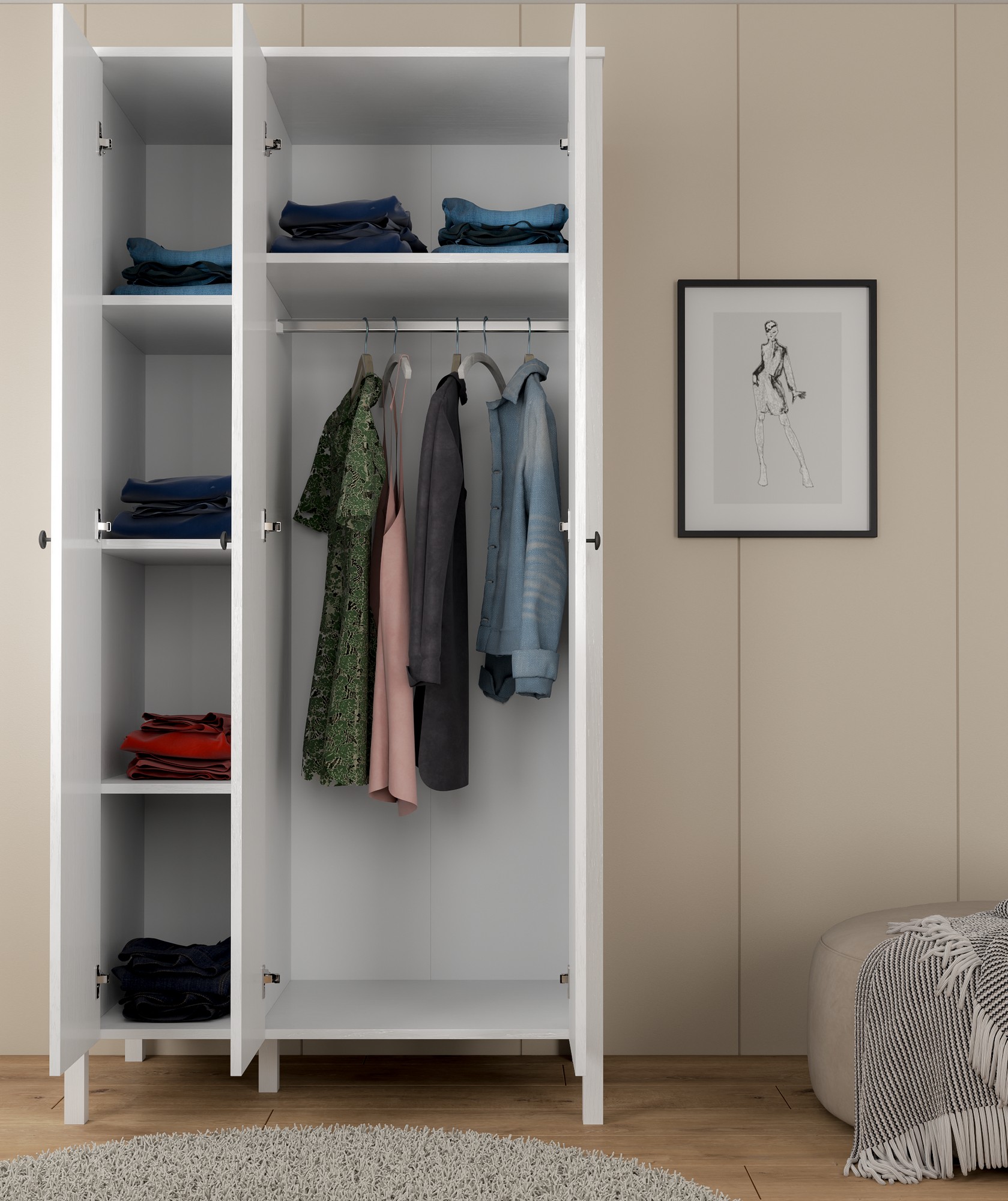 Riidekapp Ophfela 106