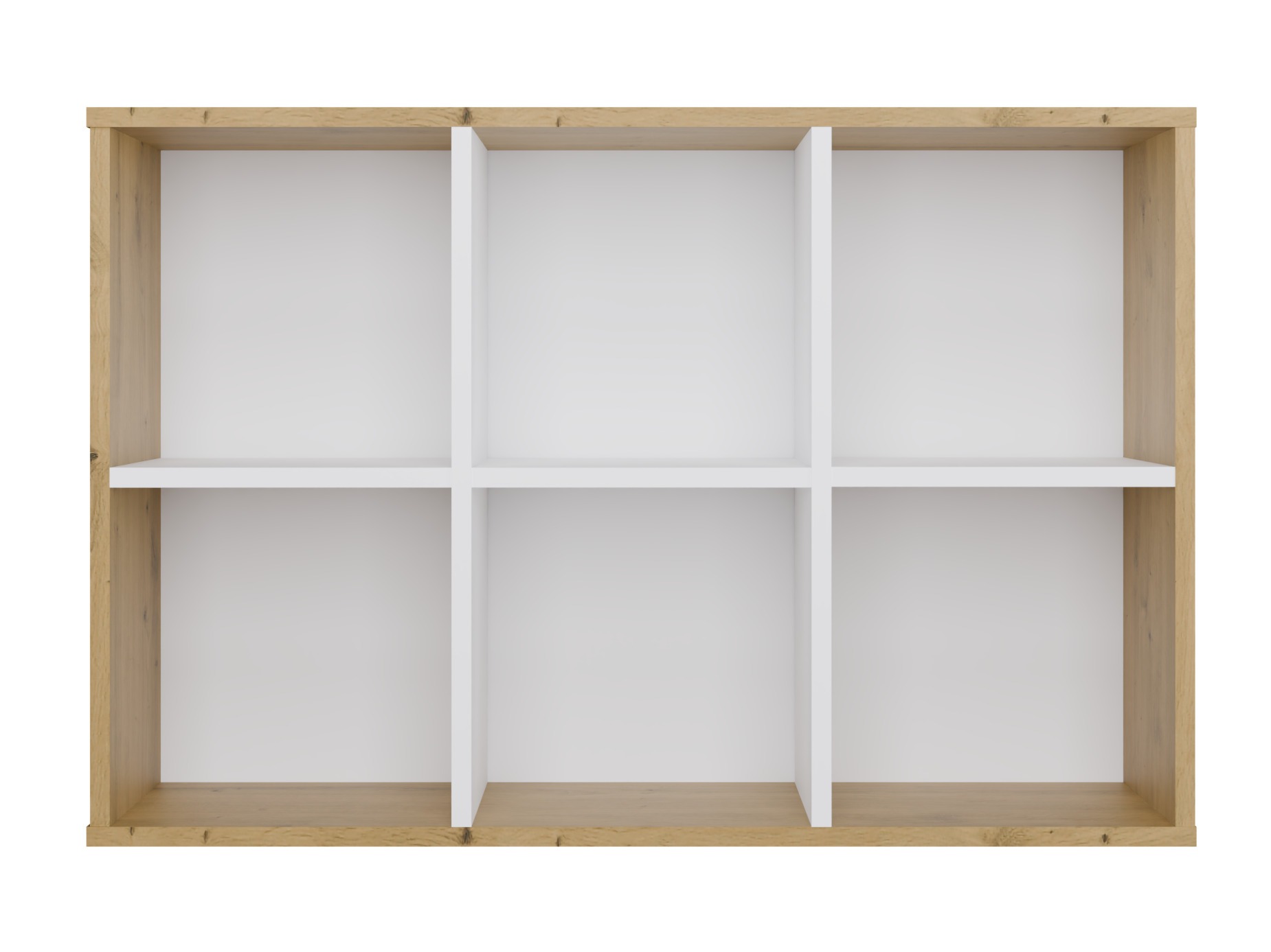 Riiul Mandeville 296 (Valge + Artisan tamm)