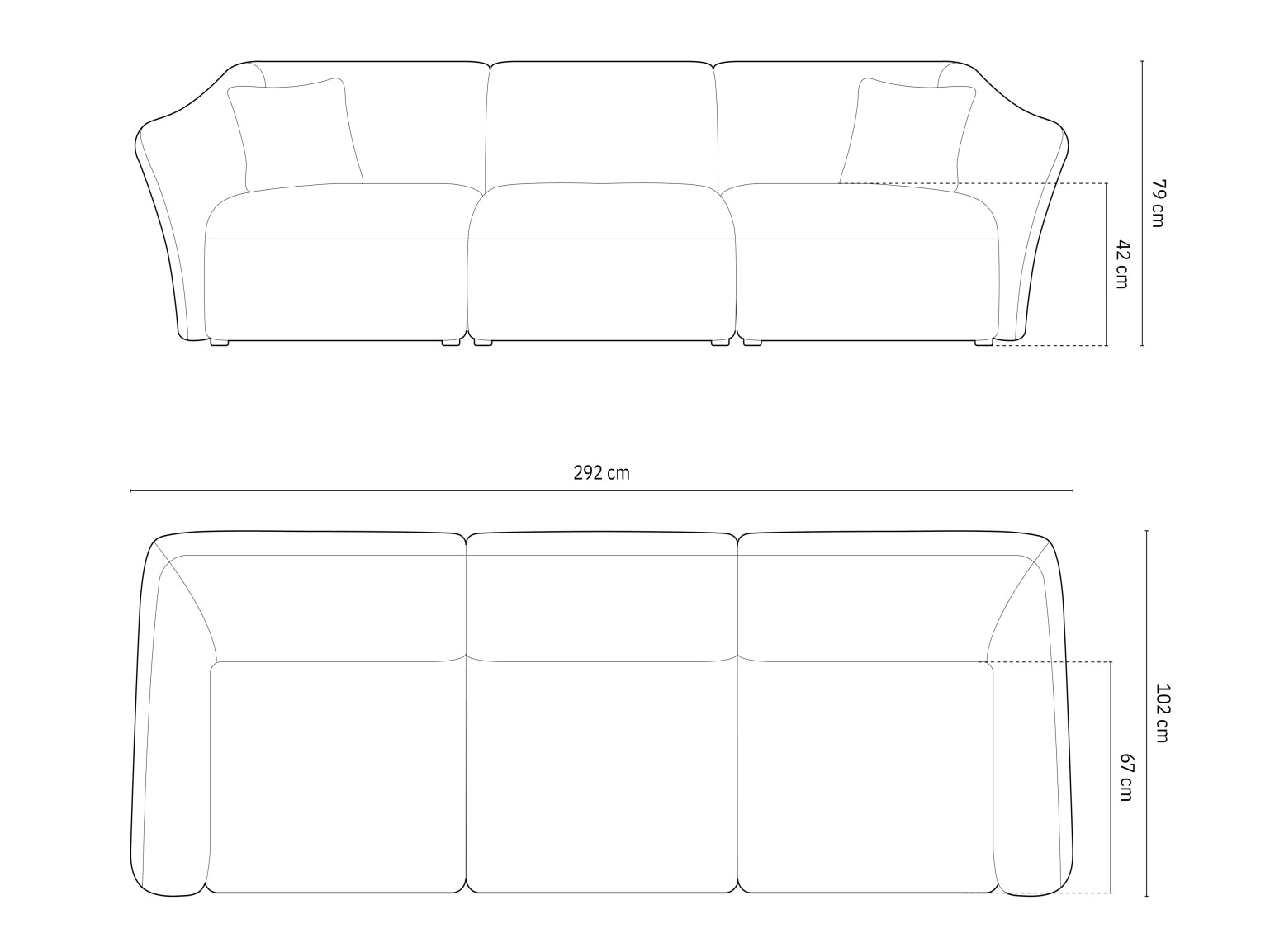 Diivan Beckley 166 (Sicuro 65)