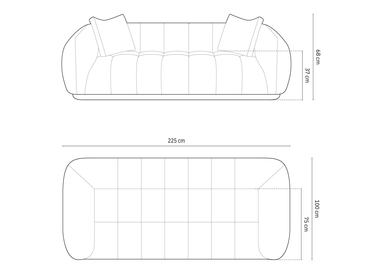 Diivan Beckley 173 (Heritage Ash)
