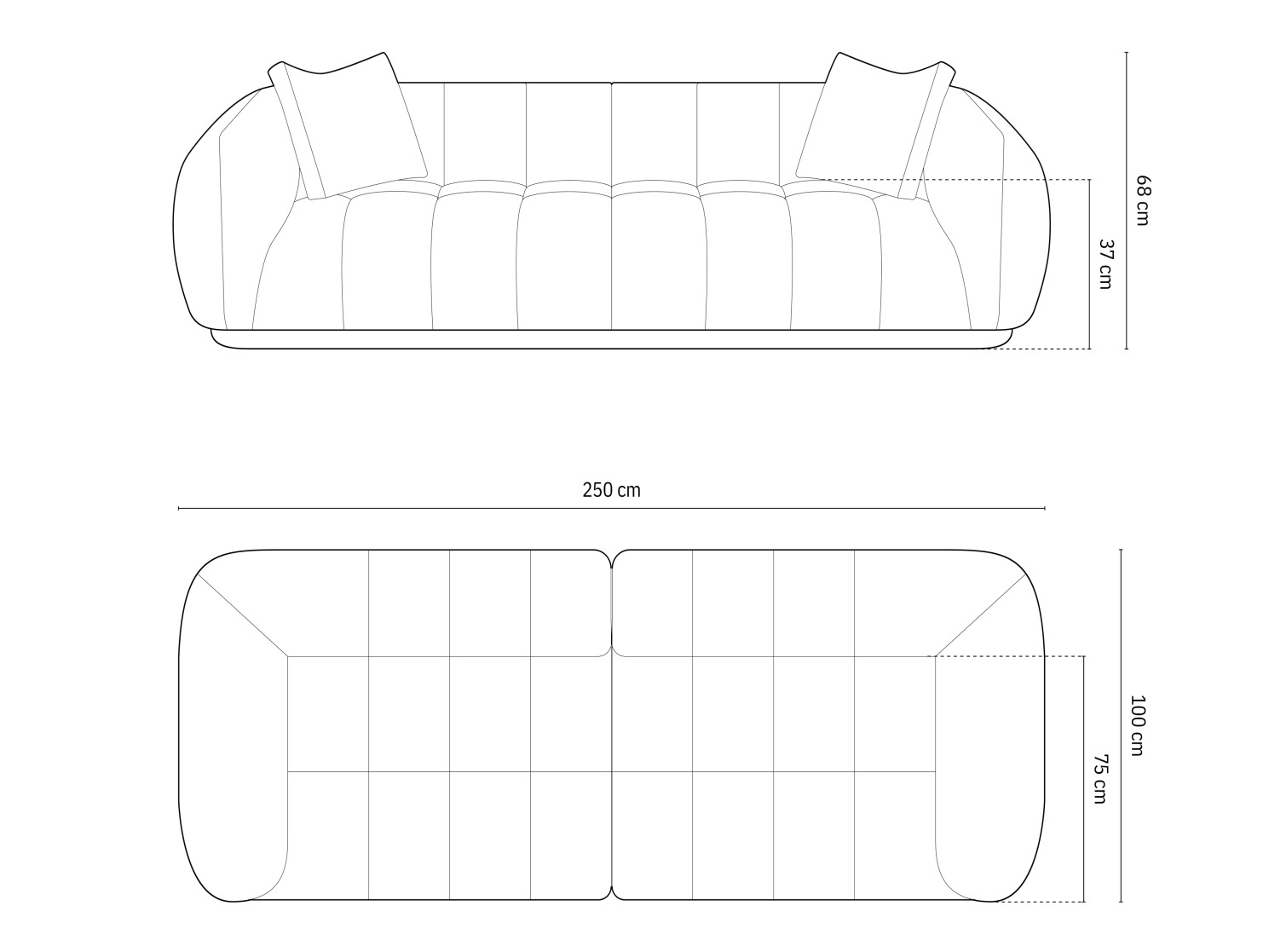 Diivan Beckley 176 (Heritage Ash)