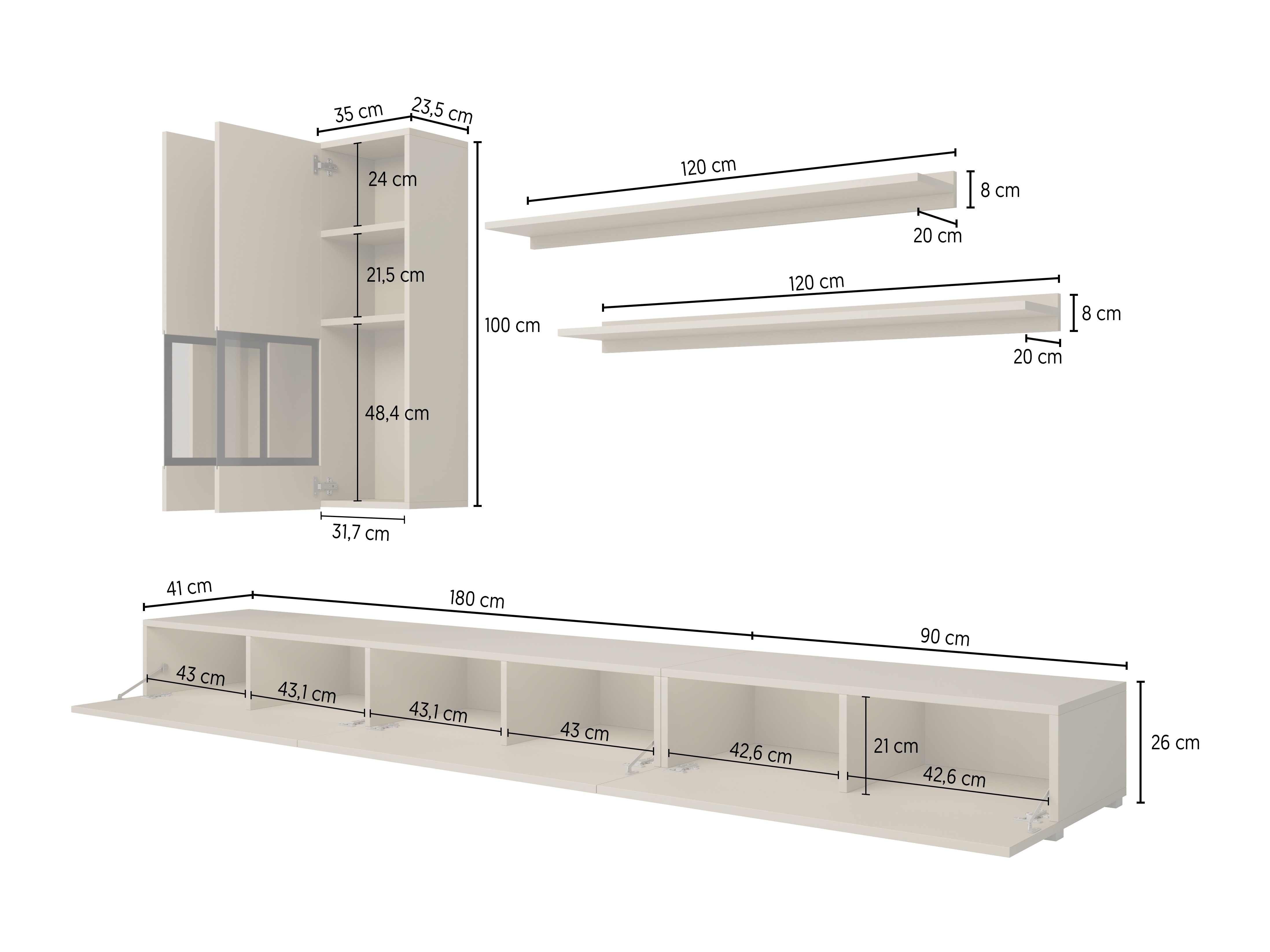 Elutoa komplekt Serodeu 100 (Betoon)