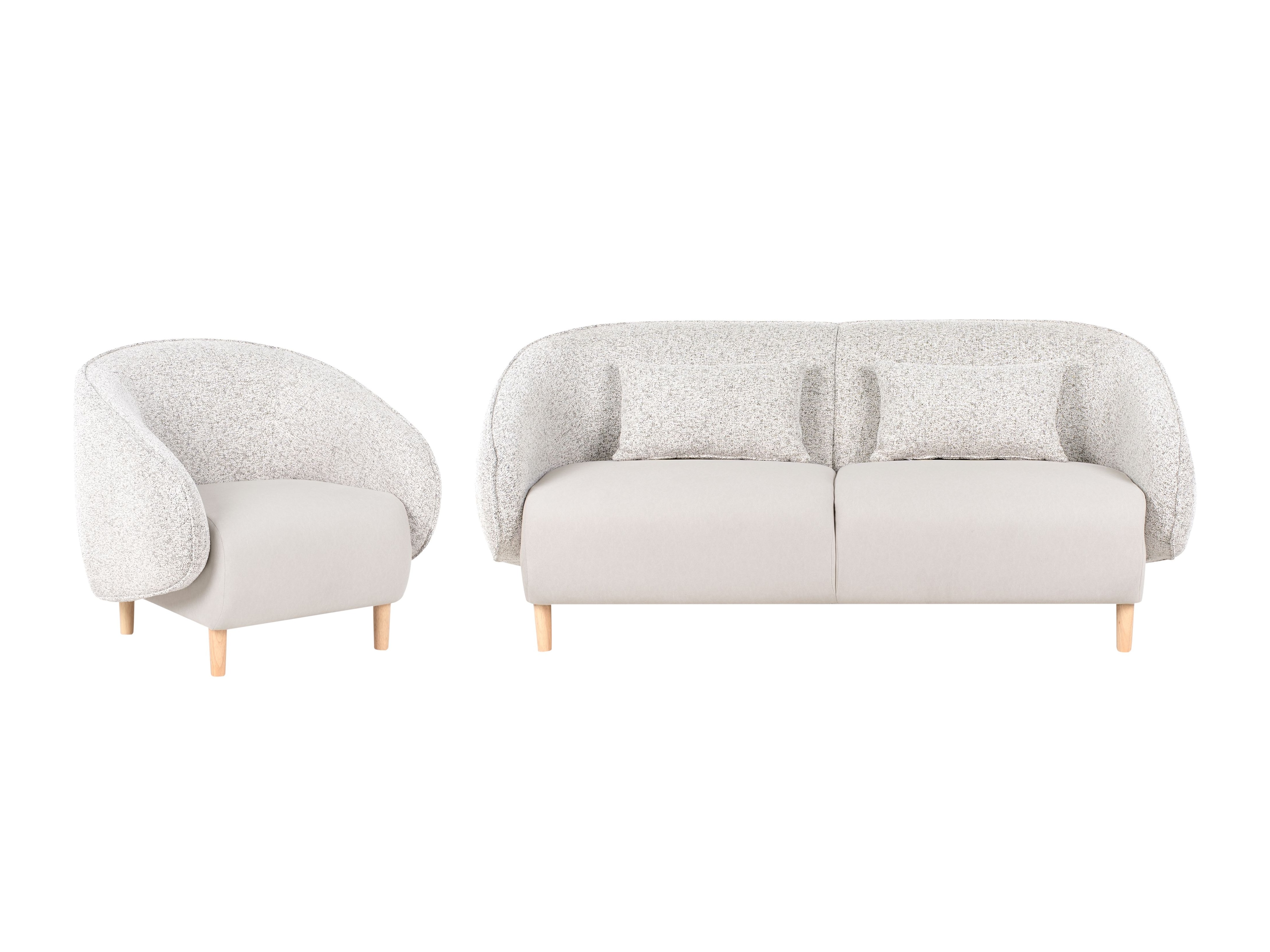 Pehme mööbli komplekt Berwyn 2707 (Helebeež)