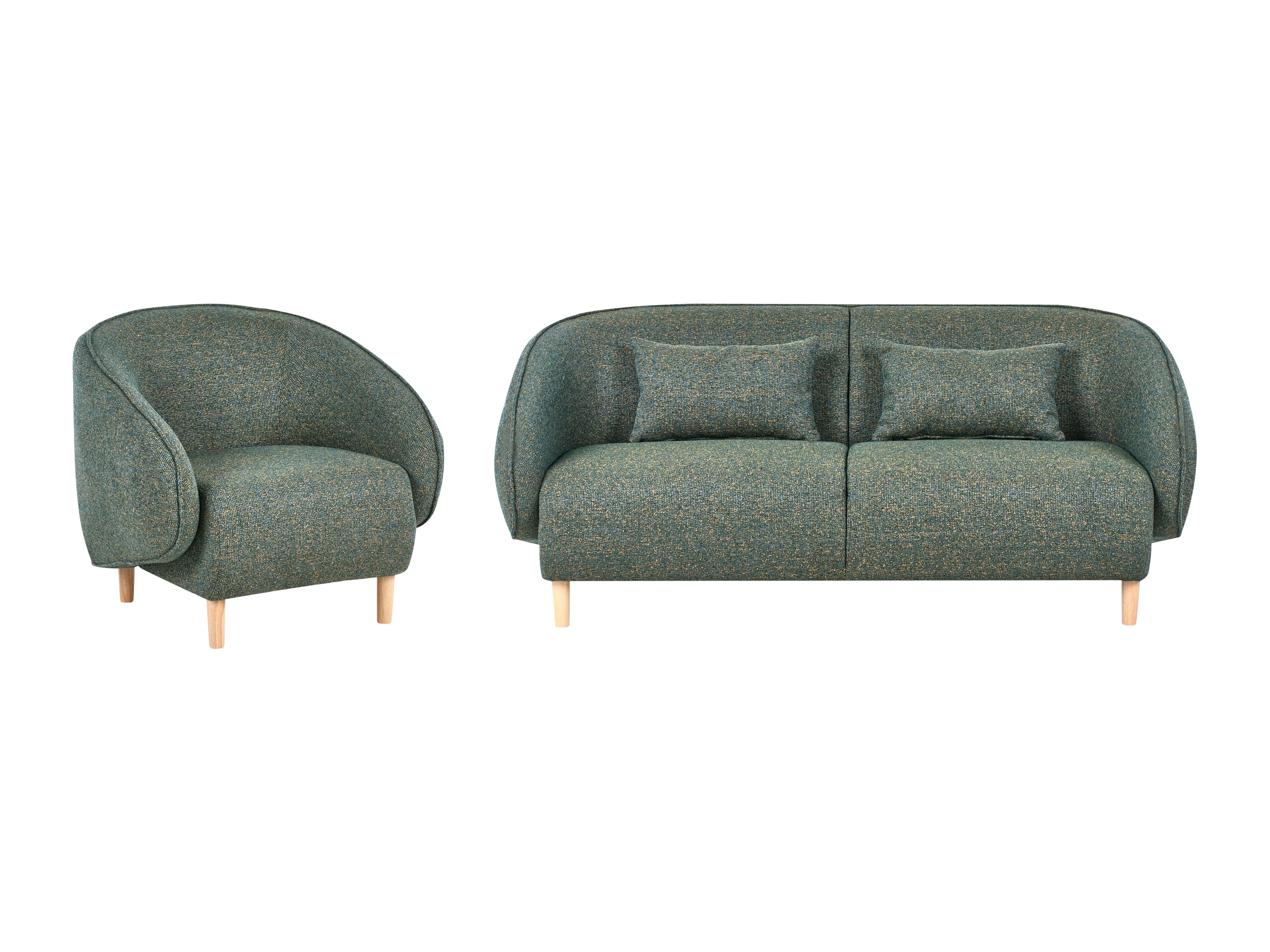 Pehme mööbli komplekt Berwyn 2707 (Roheline)