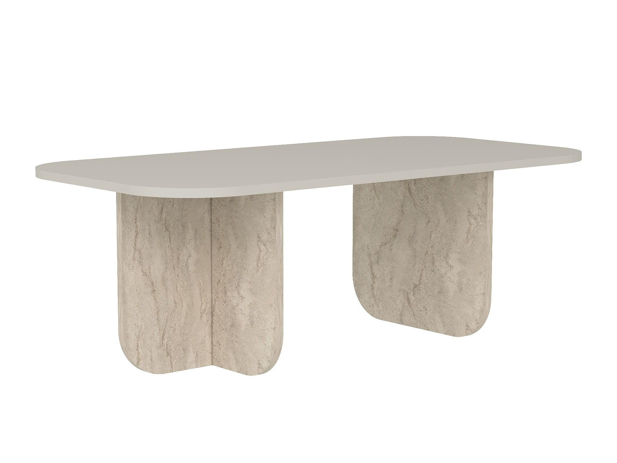 Diivanilaud Kailua 2560 (Beež + Valgus Travertine)