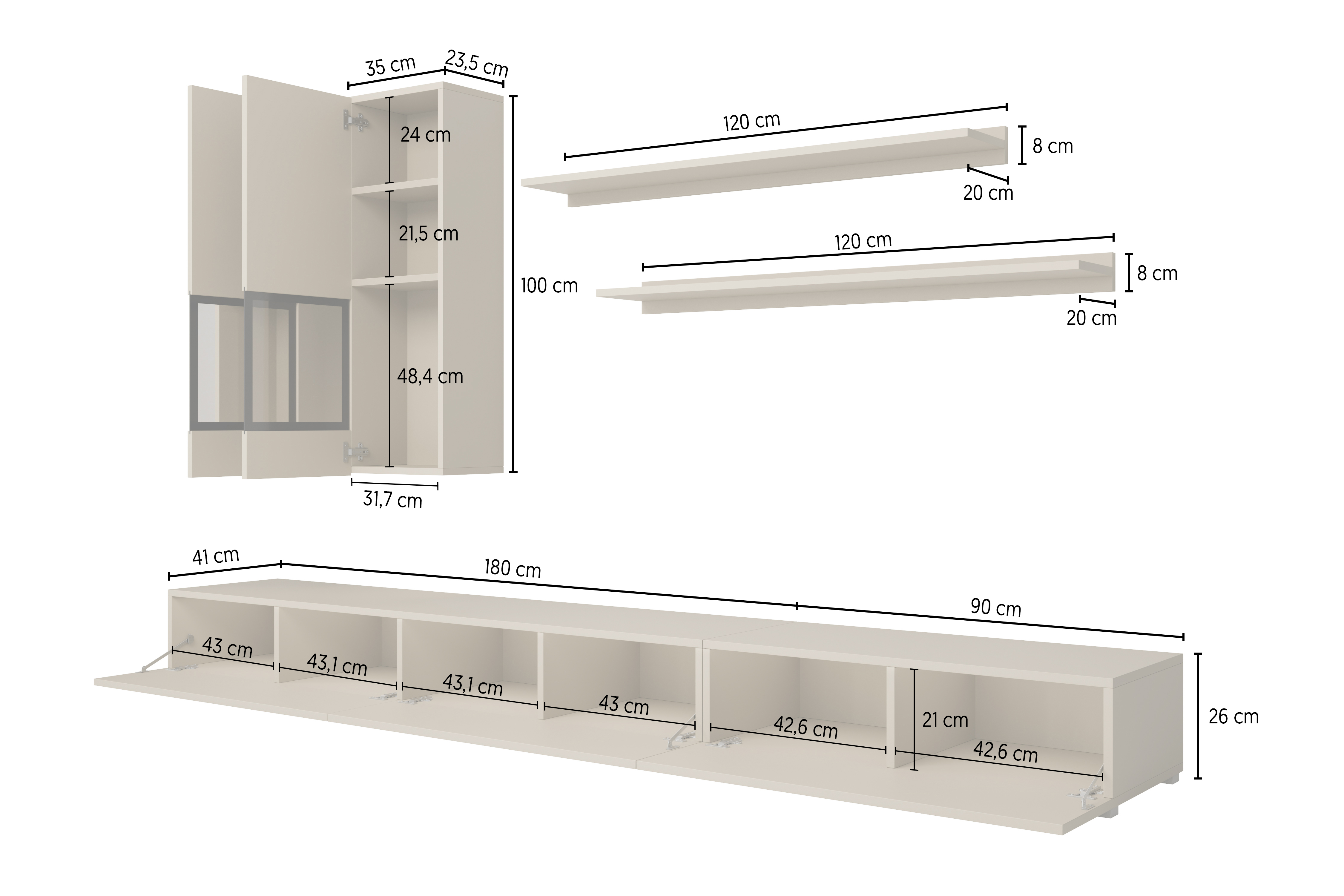 Elutoa komplekt Serodeu 100 (Pähkel + Tumepruun)