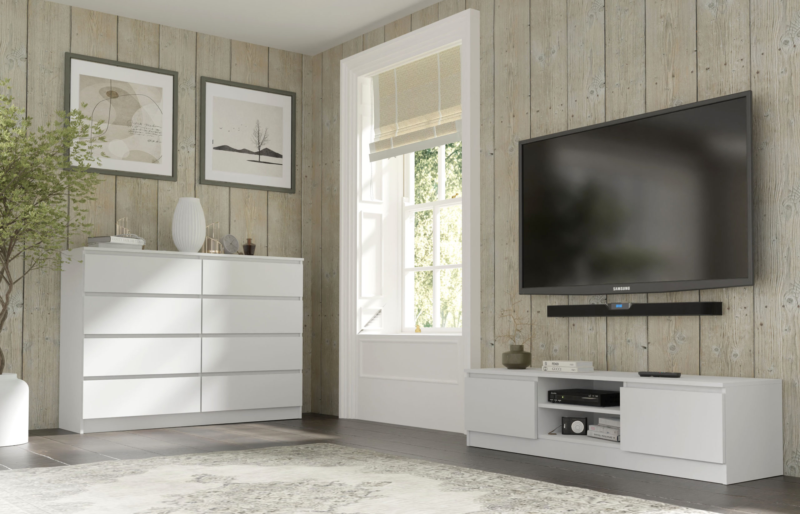 TV-alus Buffalo 198 (Valge)