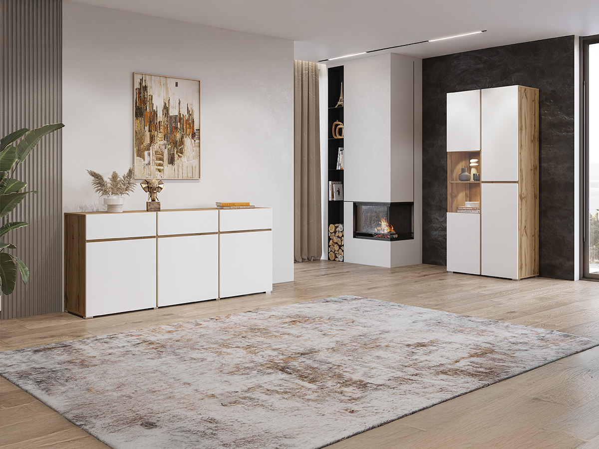 Riiul Alfere 110 (Wotani tamm + Valge)