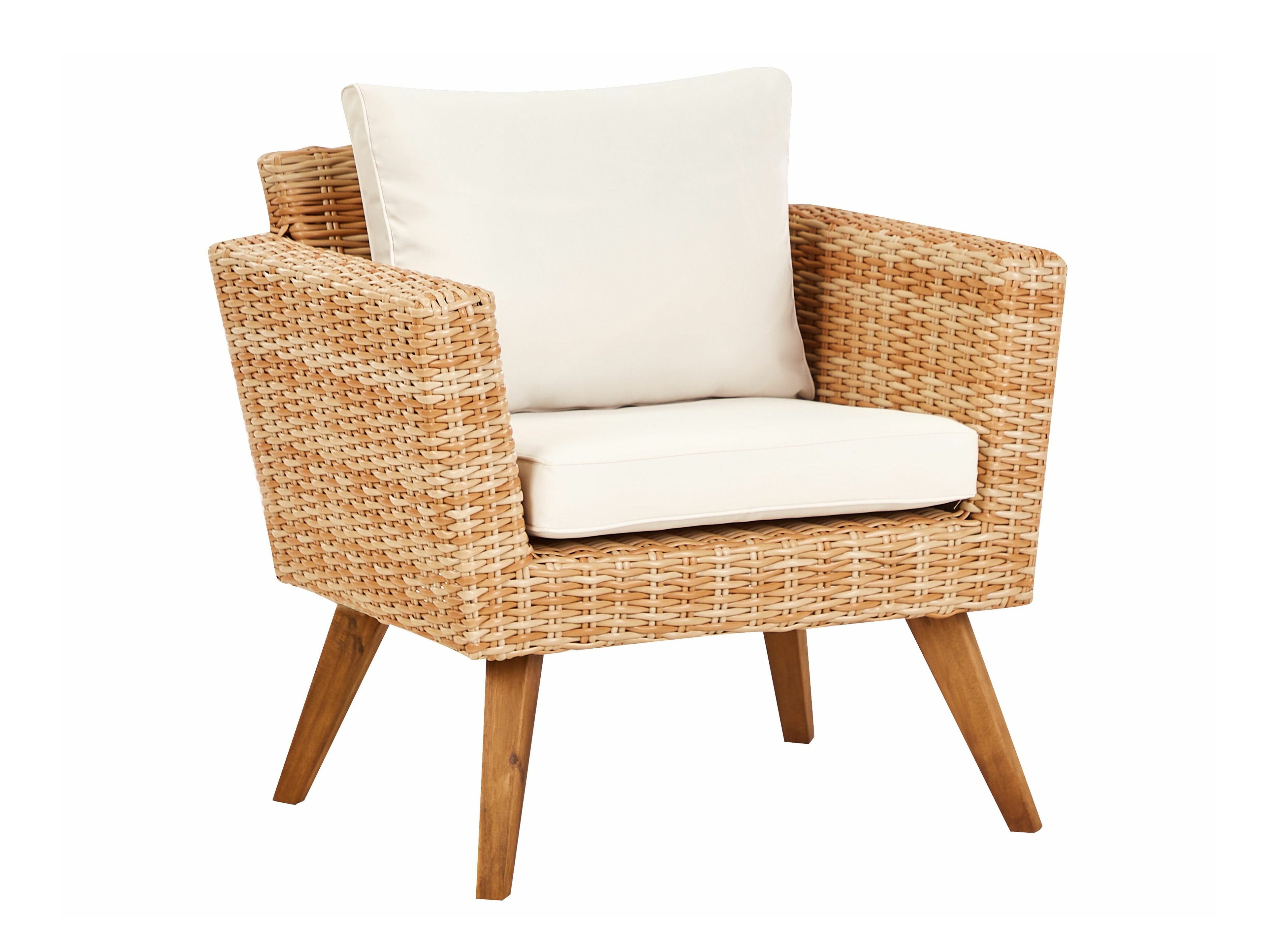 Aiamööblikomplekt Berwyn 2712 (Helepruun + Valge)