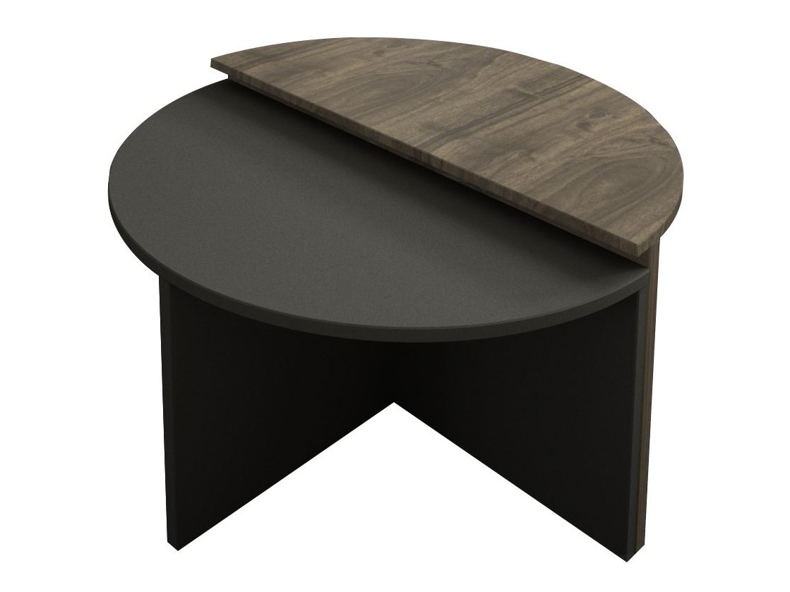 Diivanilaudade komplekt Kailua 2581 (Antratsiit + Pähkel)